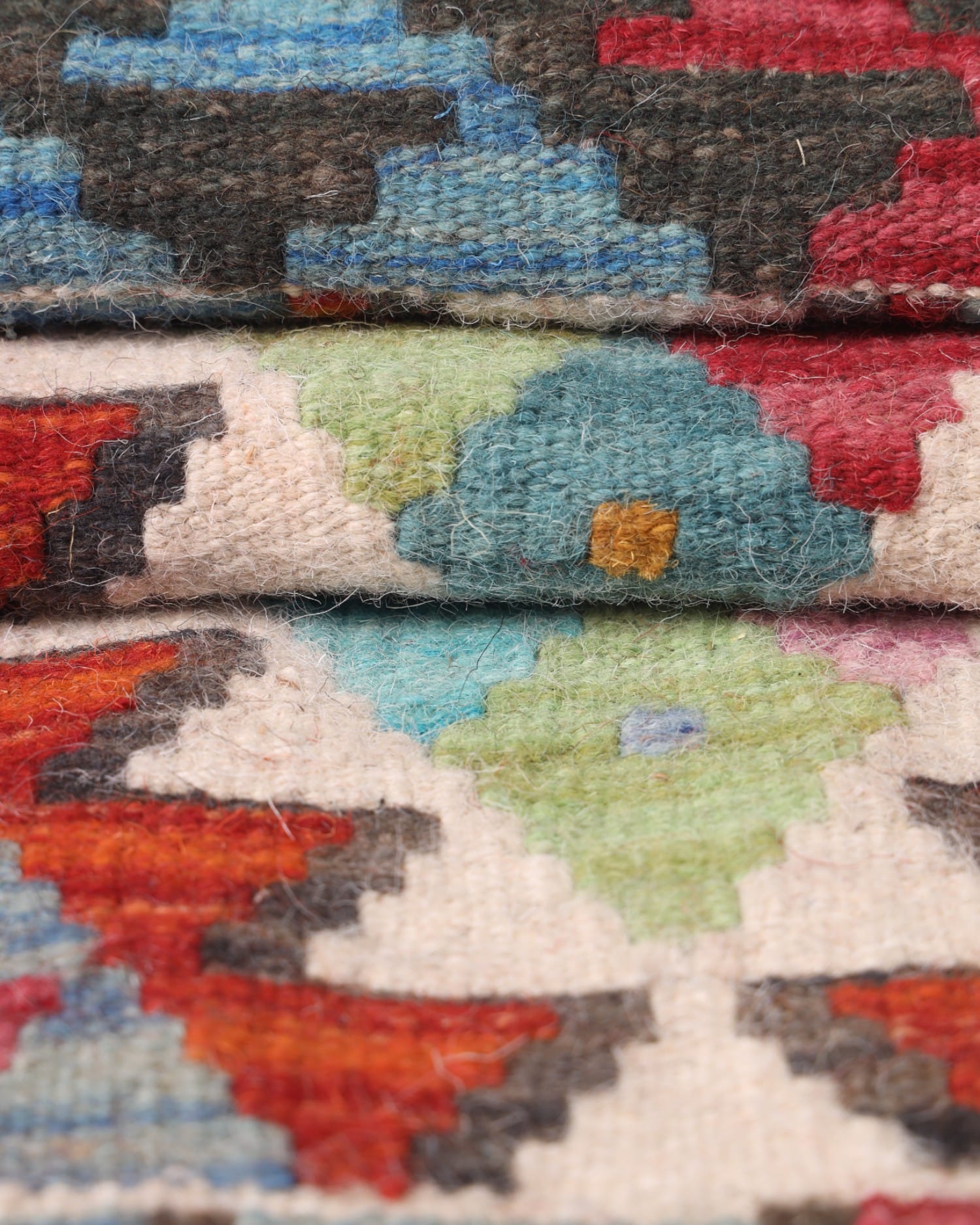 Handwoven Afghan Wool Kilim