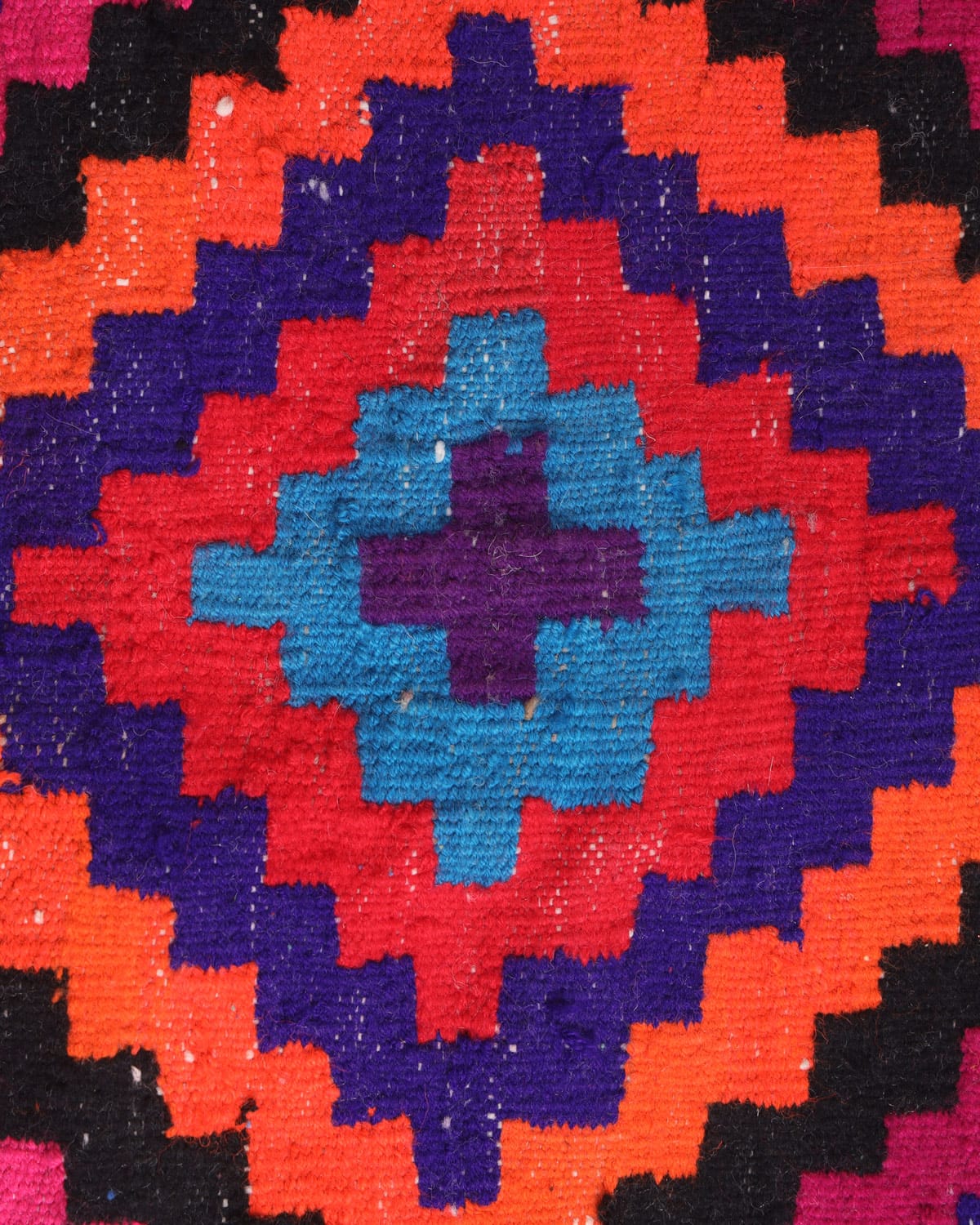 Colorful Handwoven Afghan Kilim