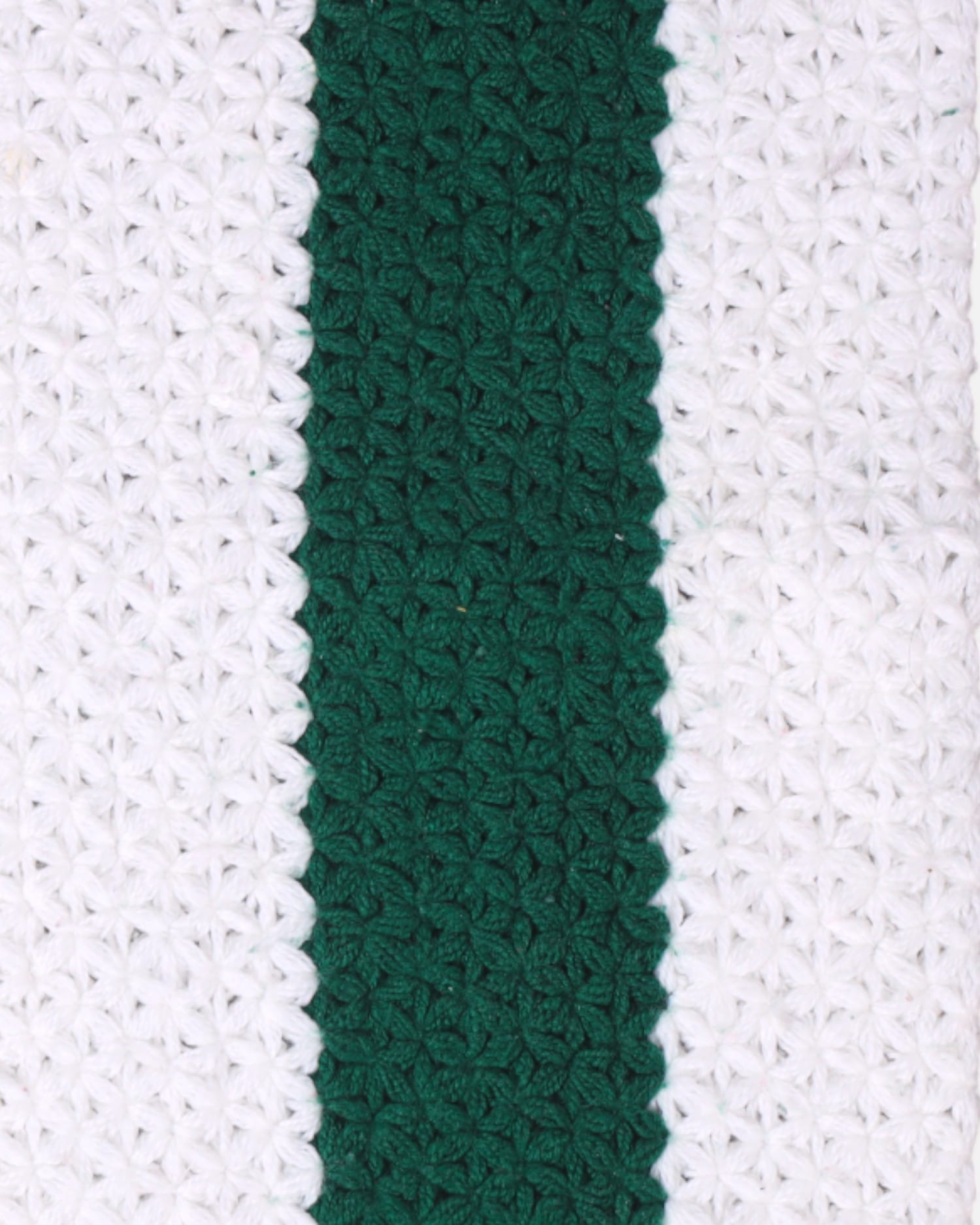 Green & White Scarf
