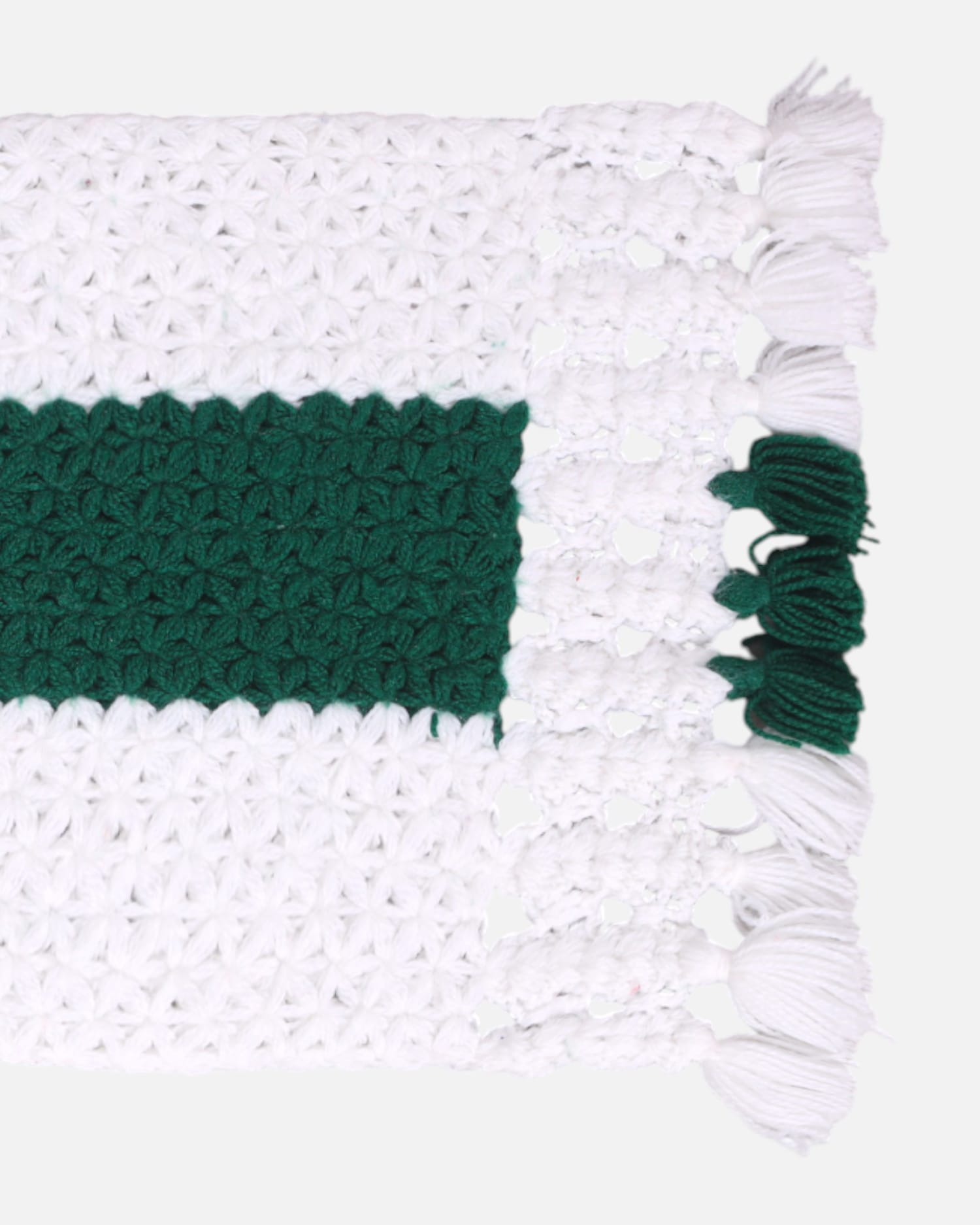 Green & White Scarf