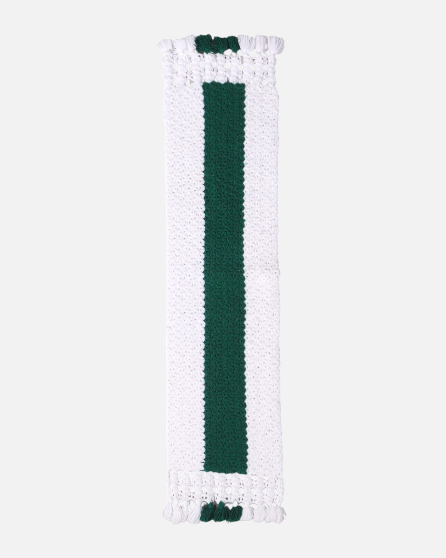 Green & White Scarf