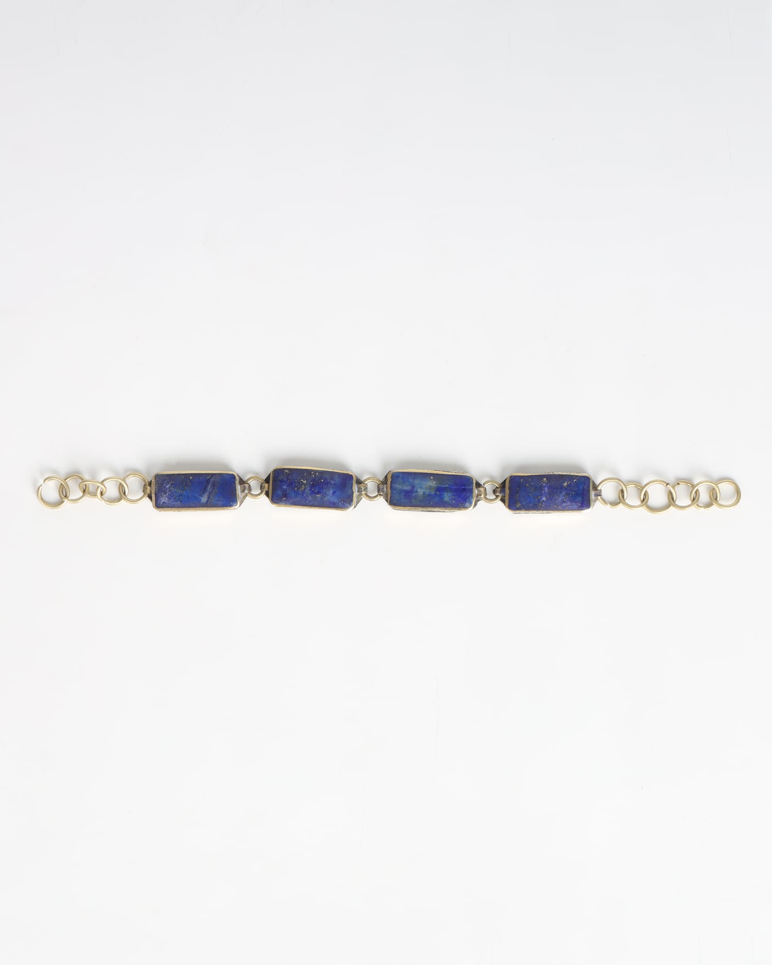 Handmade Lapis Lazuli Bracelet – Steel with Lapis from Bamiyan
