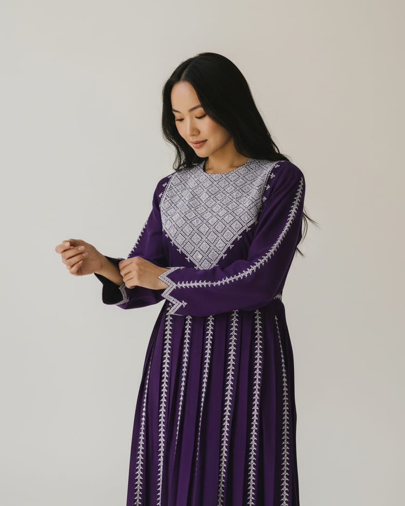 Purple Hazaragi Dress