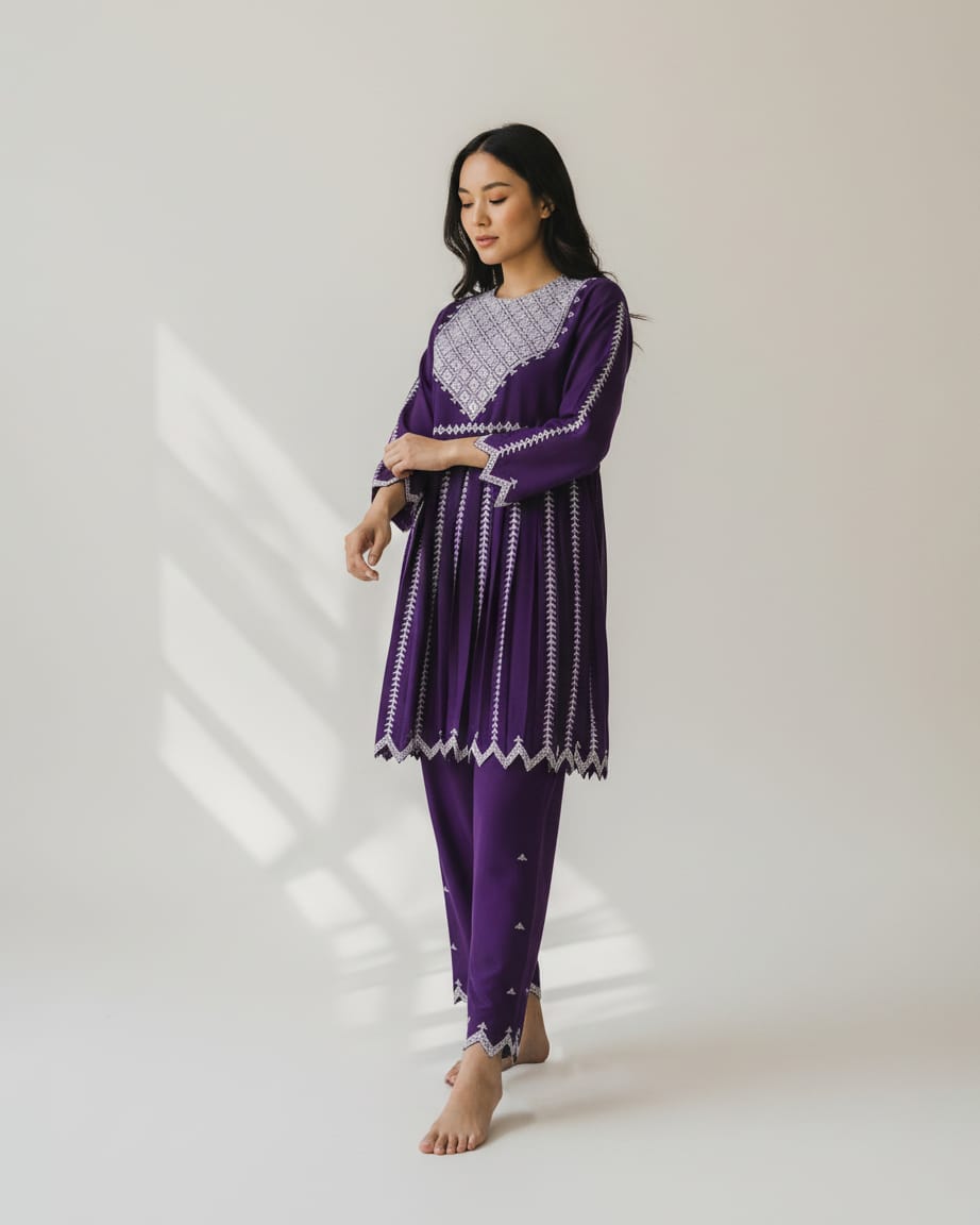 Purple Hazaragi Dress