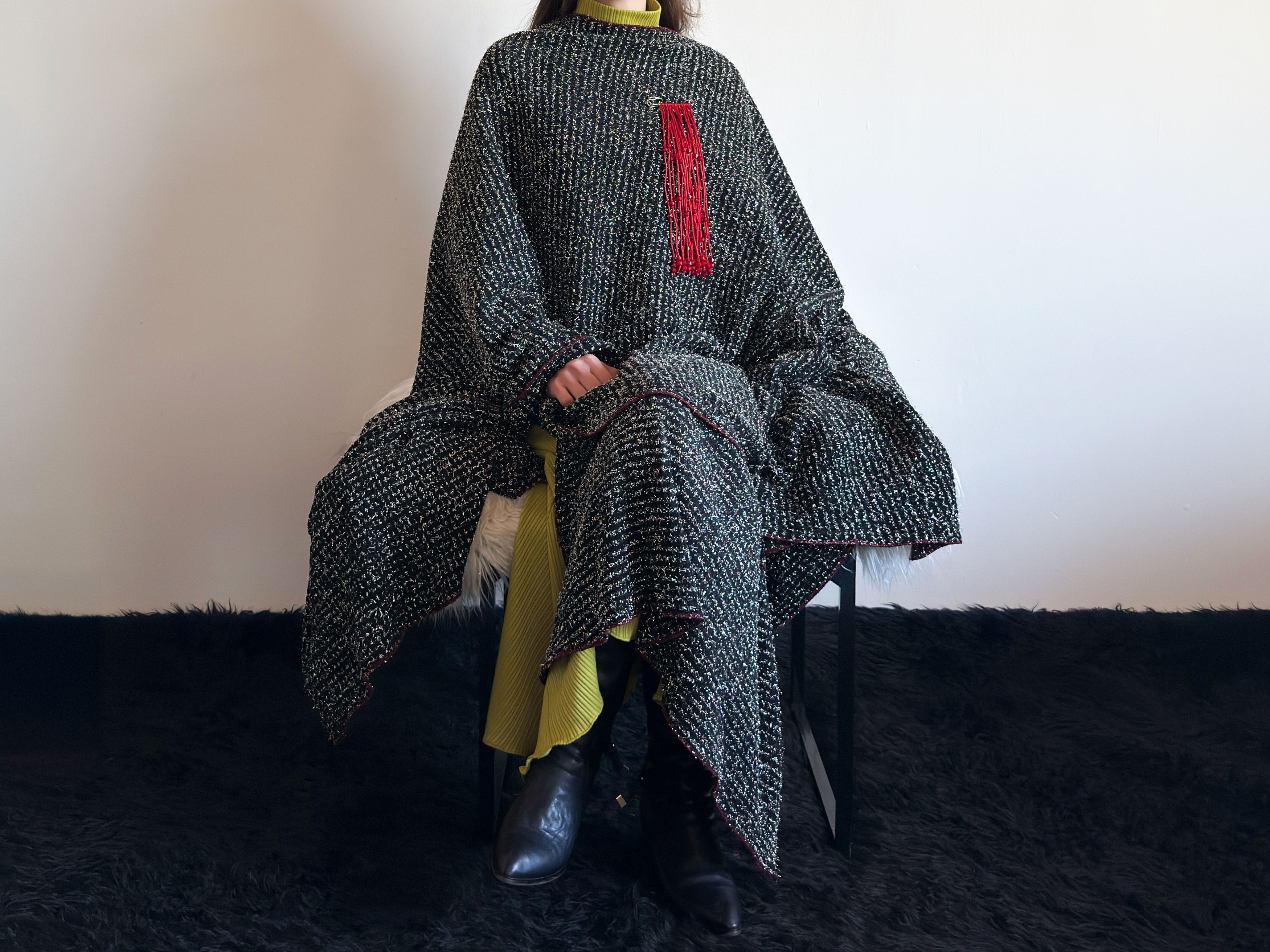The Signature Pin Shall Hijab, Women Pancho