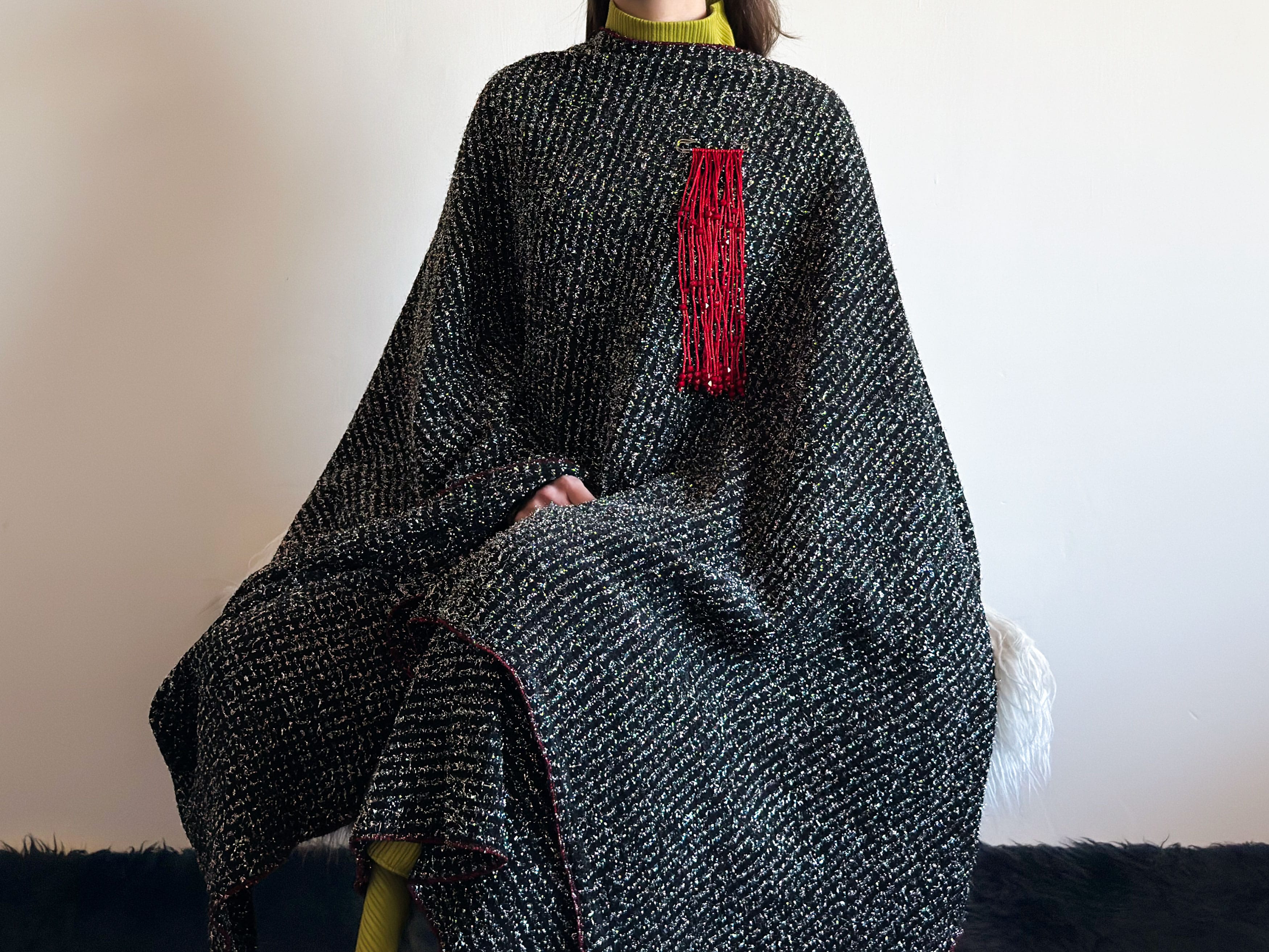 The Signature Pin Shall Hijab, Women Pancho