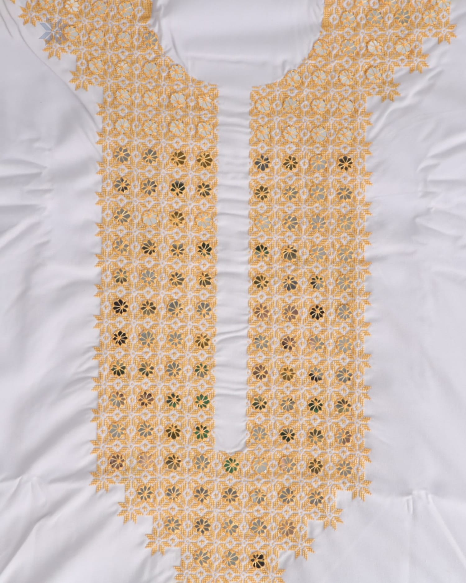 Men’s Handcrafted Glass Embroidered Yekhan