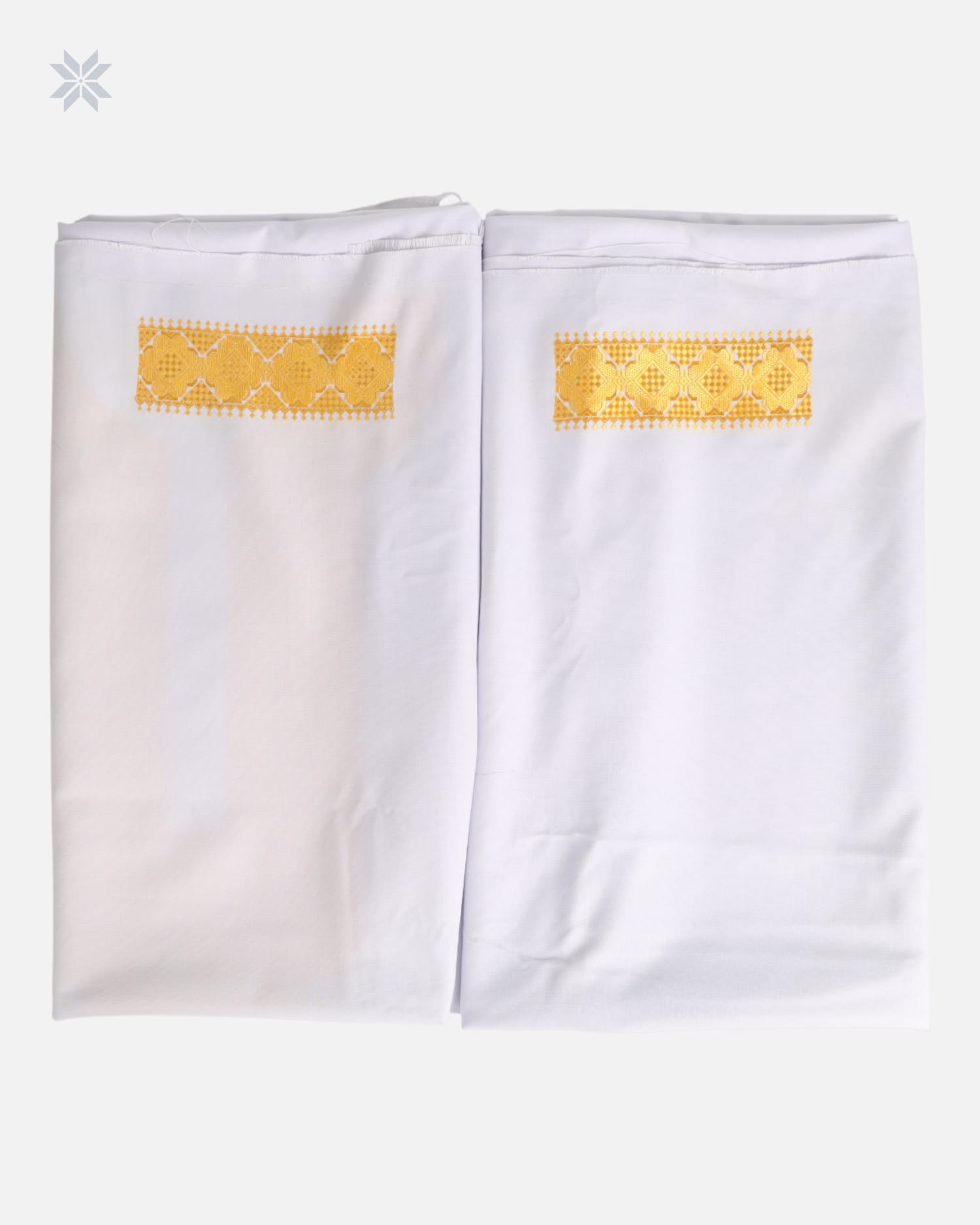 Yellow Embroidered Men's Shirt