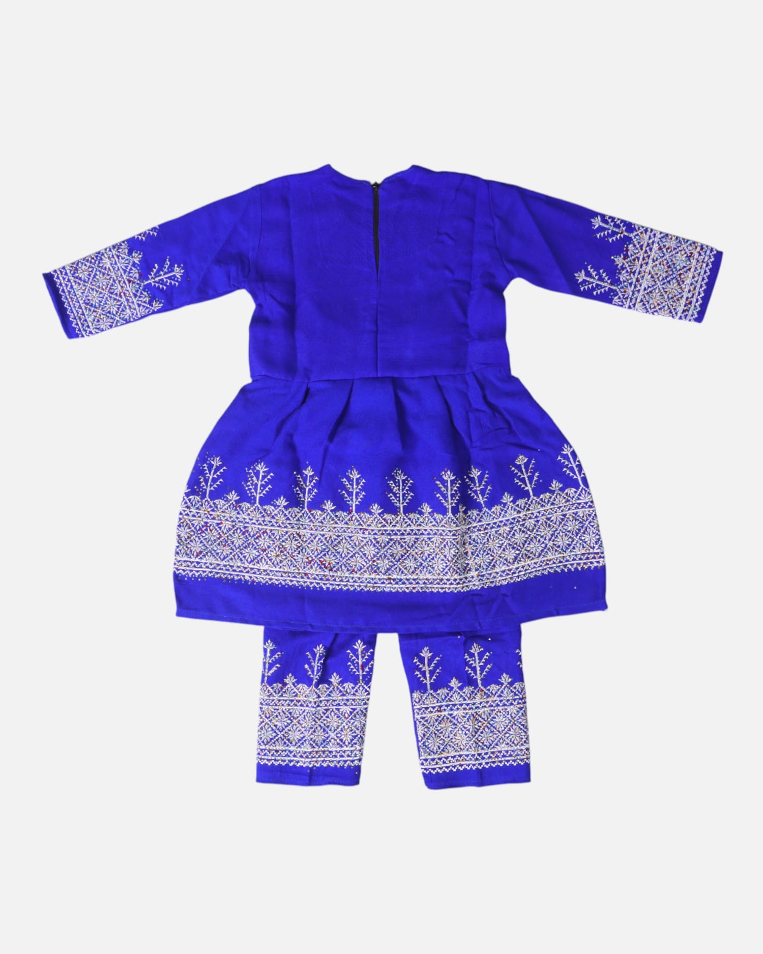 Hazargi Embroidered Kids Traditional Dress