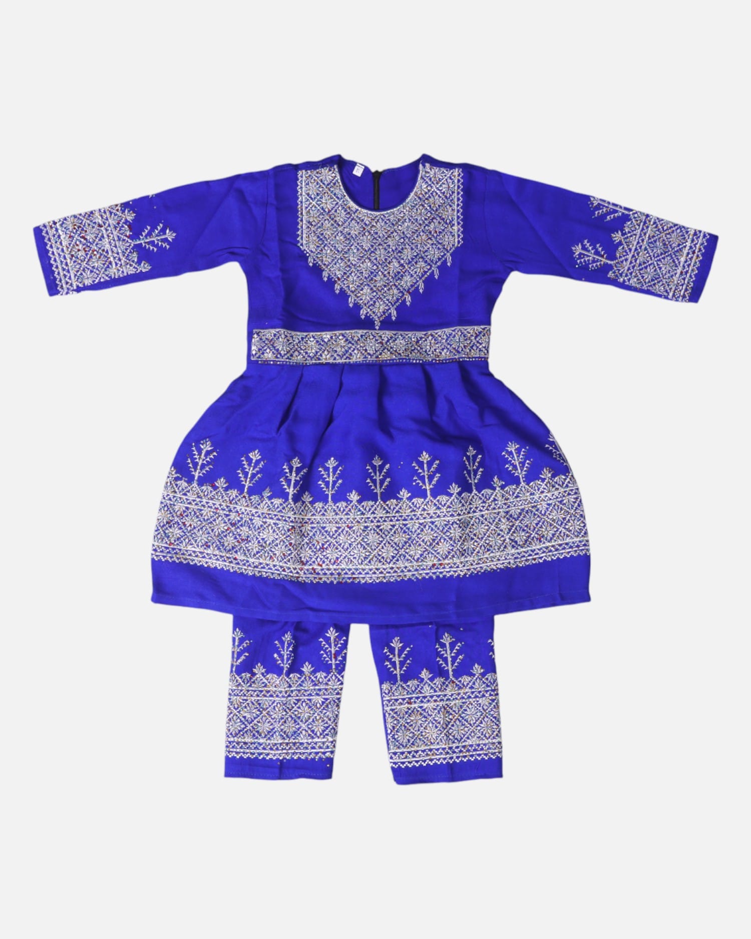 Hazargi Embroidered Kids Traditional Dress