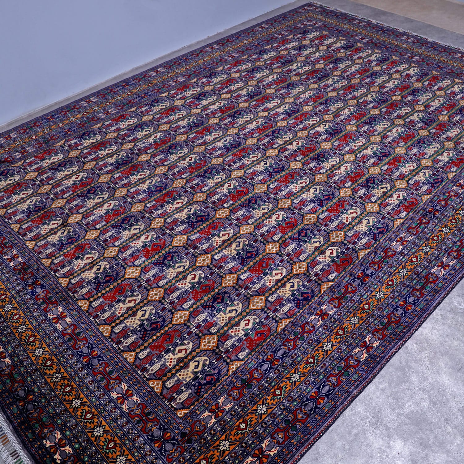 Alamahmal Design Afghan Wool Carpet