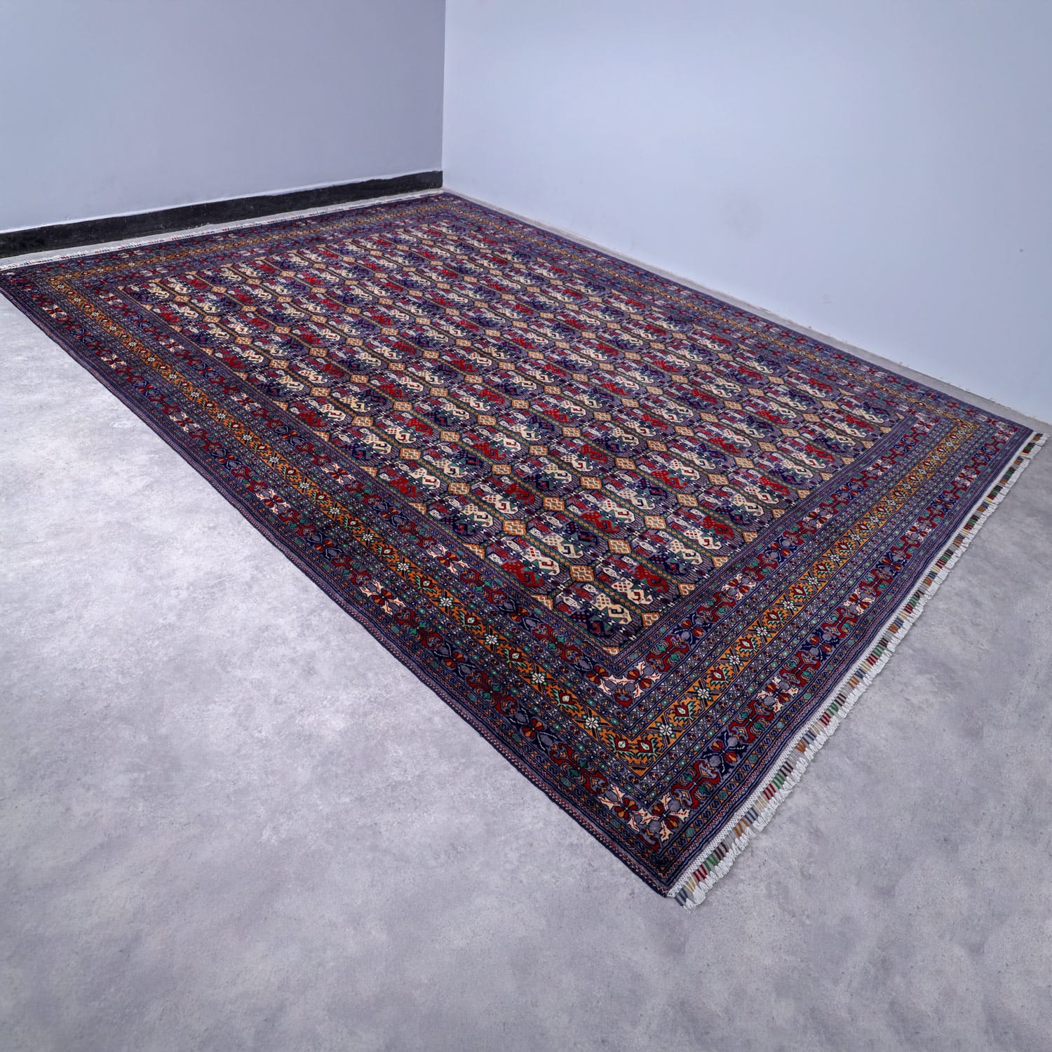 Alamahmal Design Afghan Wool Carpet