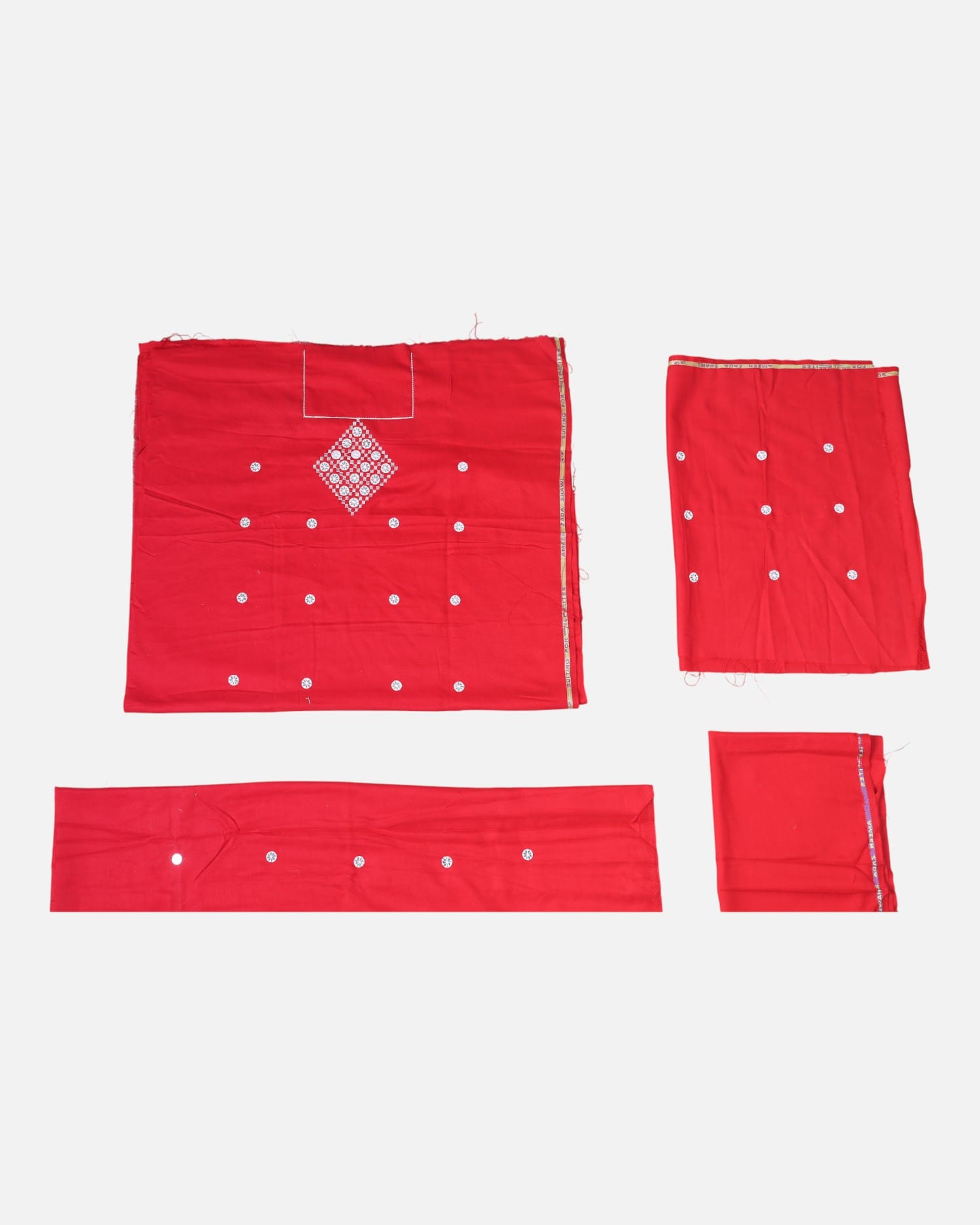 Punjabi Dress with Silver Sheesha Work