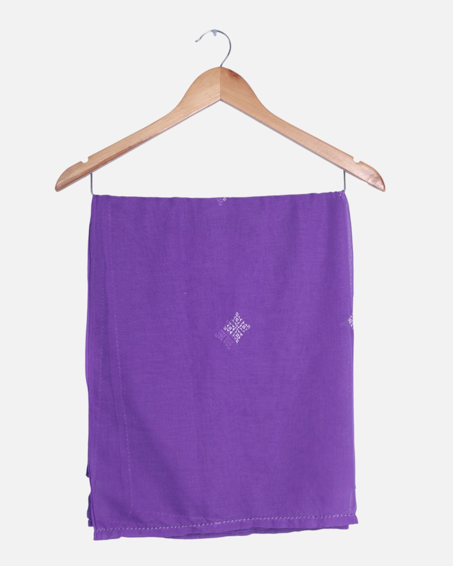 Women’s Purple Scarf with with Traditional Embroidery