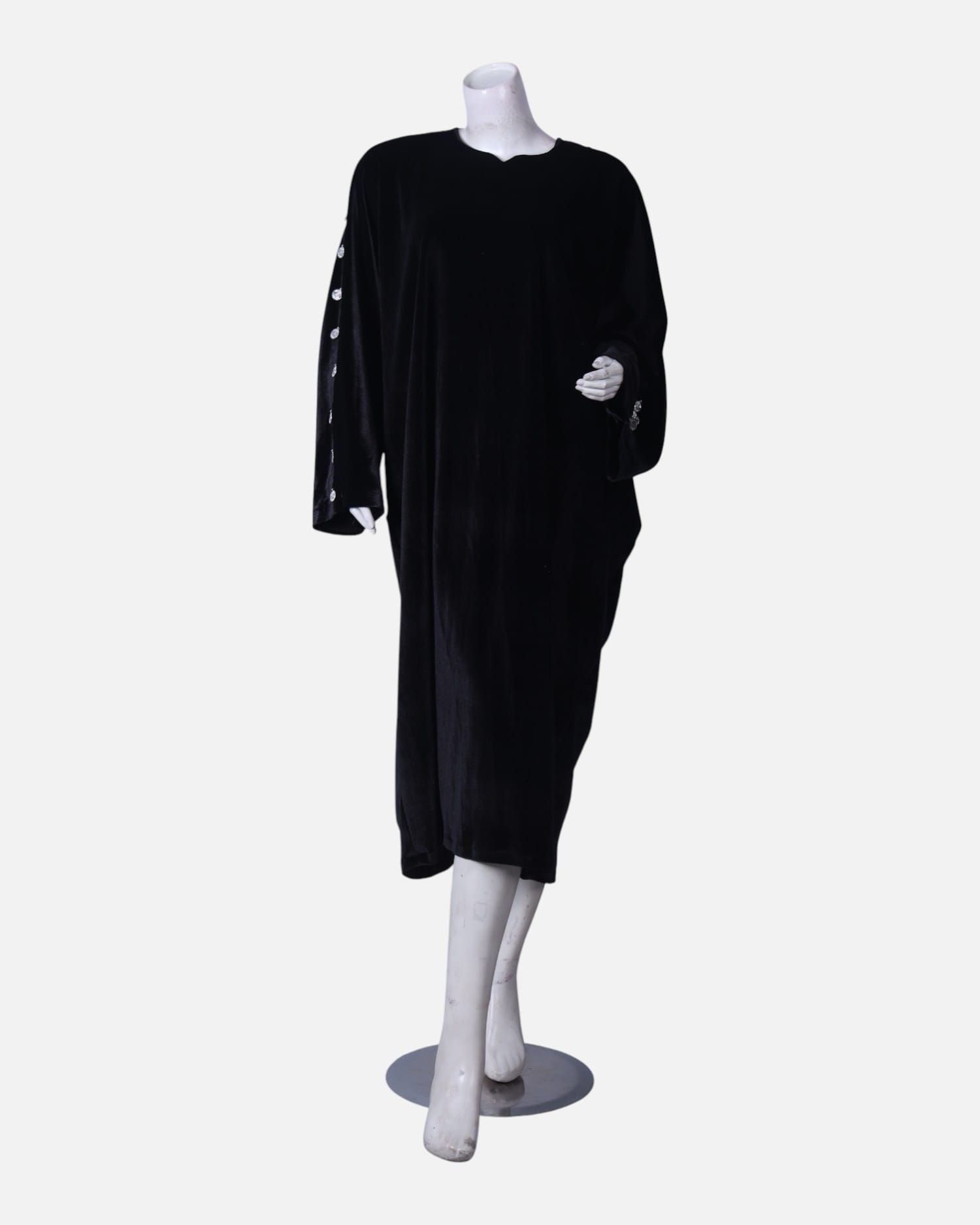 chinese dress ladies Women's Prayer Dress 2 Pieces Solid Color Plus Long Sleeve | One-Size main image 0