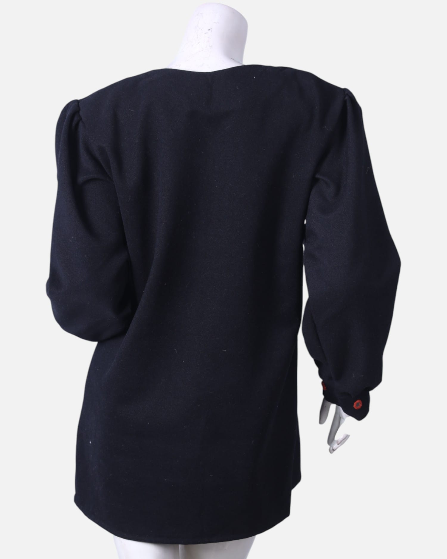 Handmade Afghan Women’s Blouse | Black Suede Blouse with Glass Embroidery | Traditional Afghan Top | Medium Size