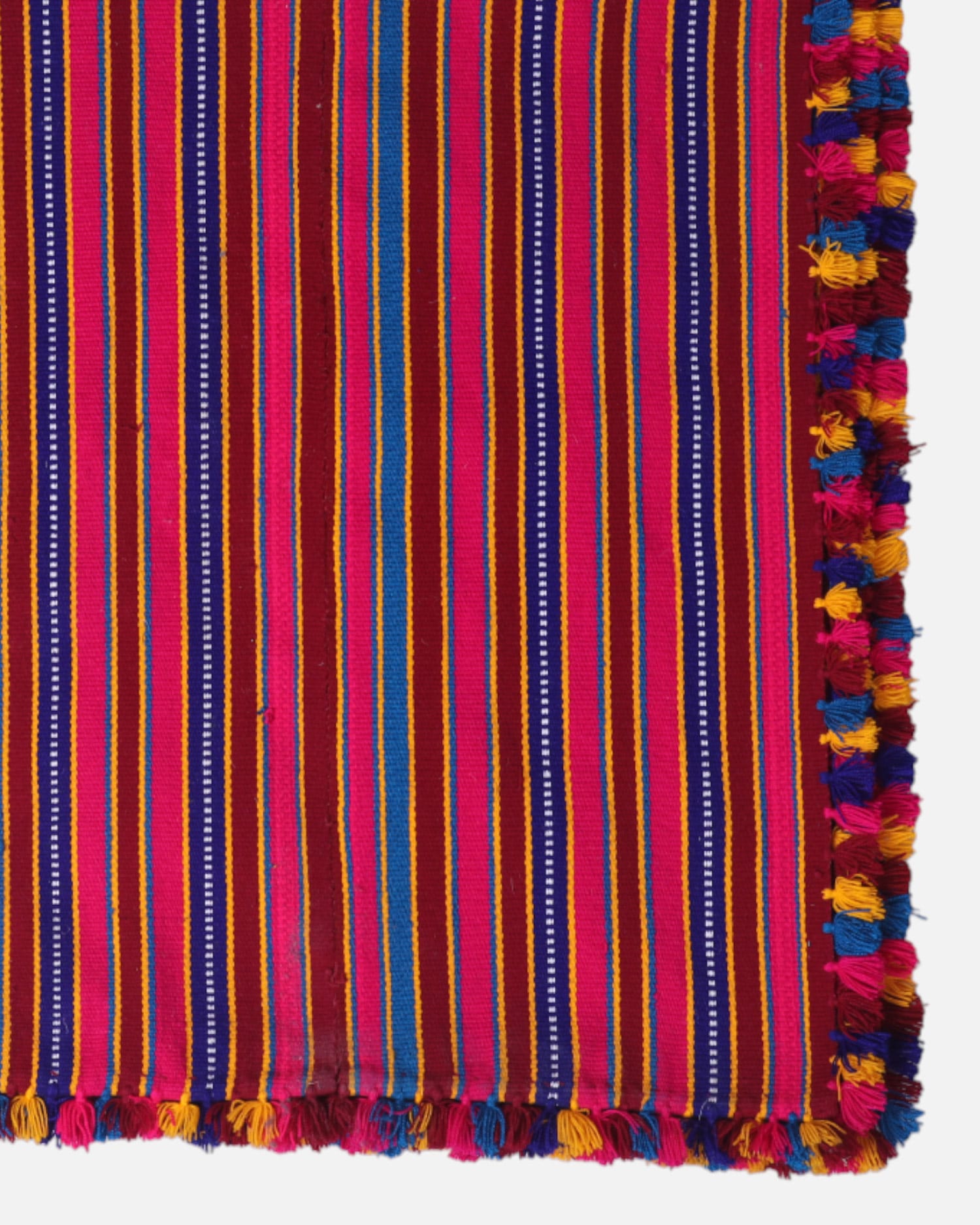 Table Cover, Multicolor Tribal Folk Art Textile, Decorative Table Runner