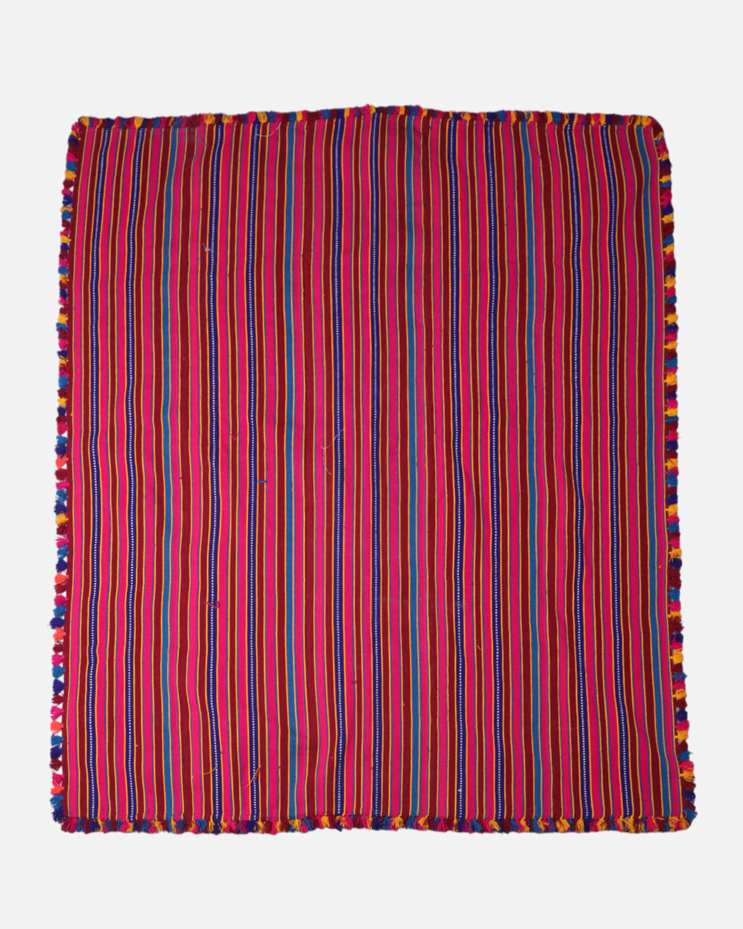 Table Cover, Multicolor Tribal Folk Art Textile, Decorative Table Runner
