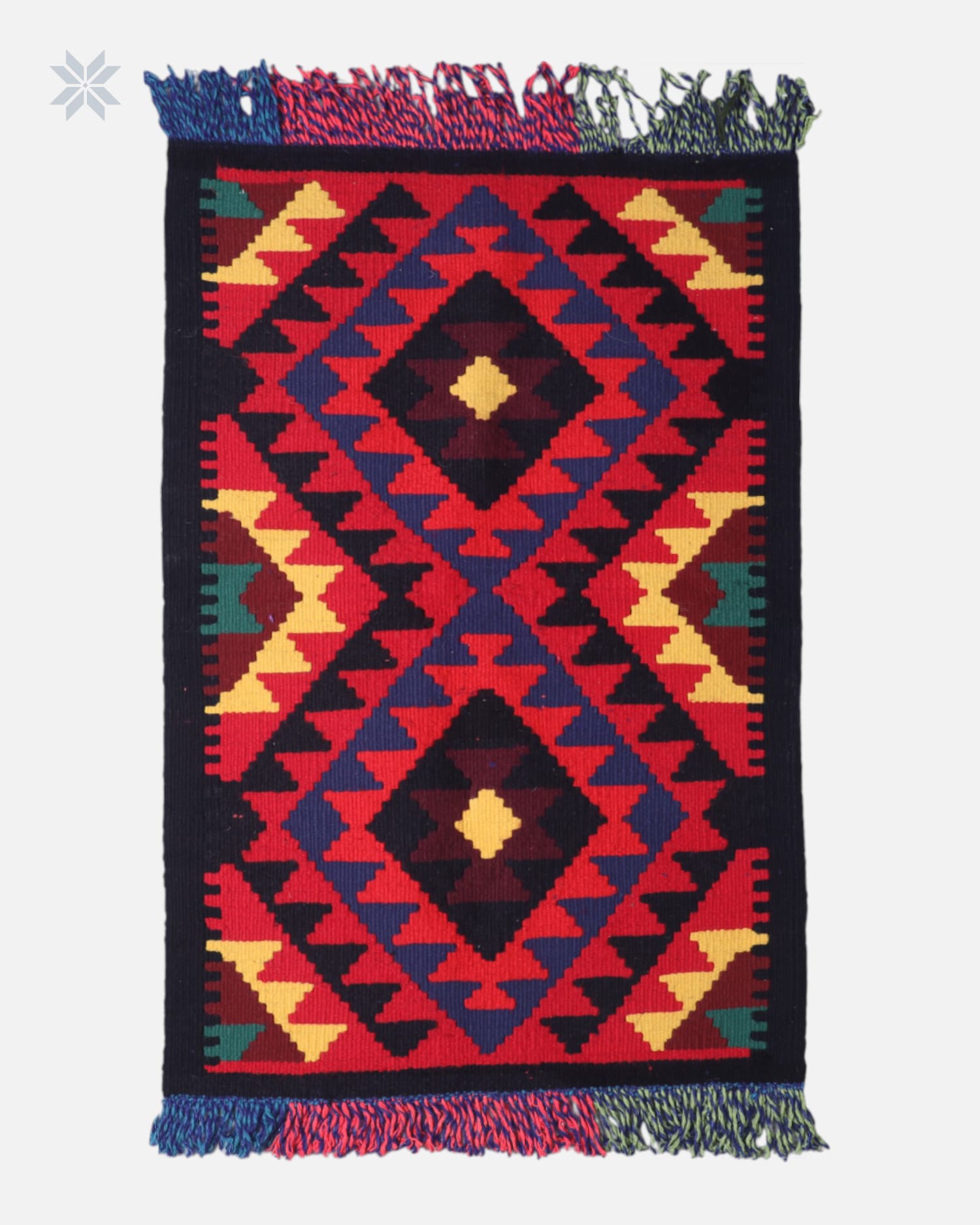 Kilim Qalincha – Handmade Afghan Kilim Rug in Sirj Yarn
