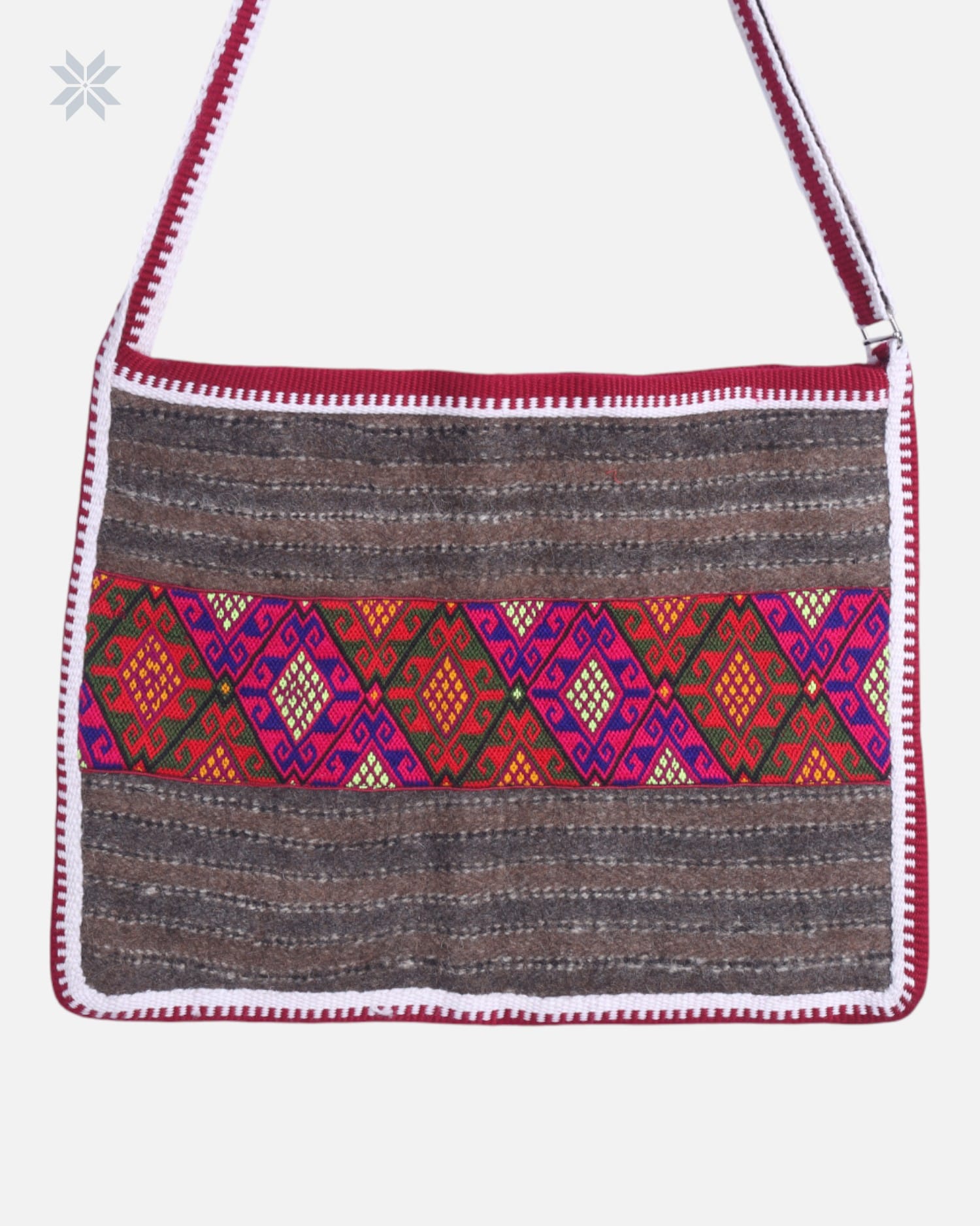 Shoulder Bag – Afghan Ethnic Wool Shoulder Bag