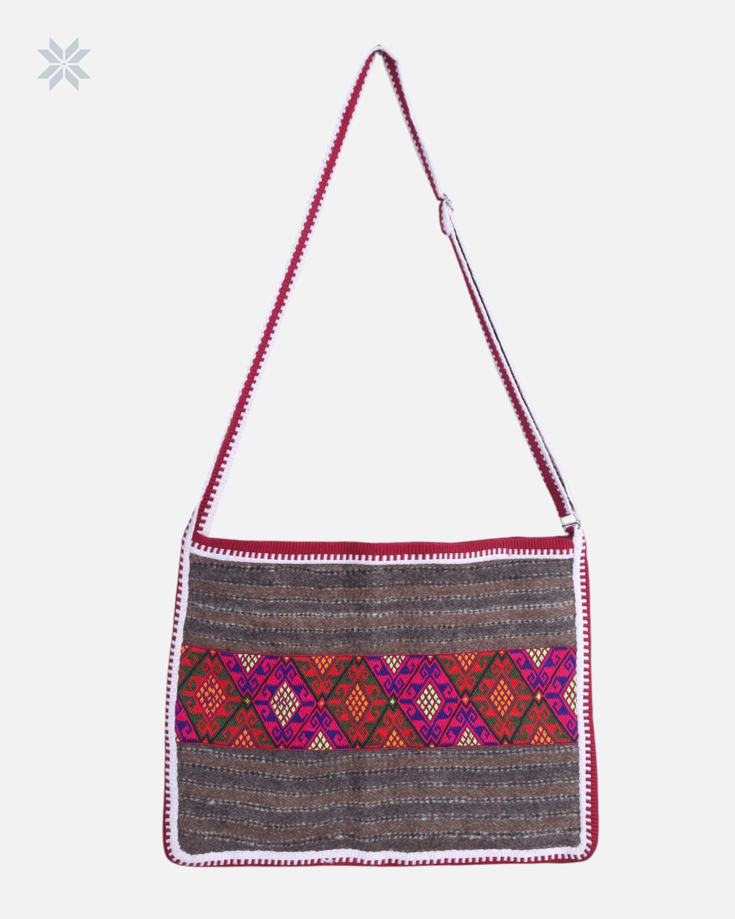 Shoulder Bag – Afghan Ethnic Wool Shoulder Bag