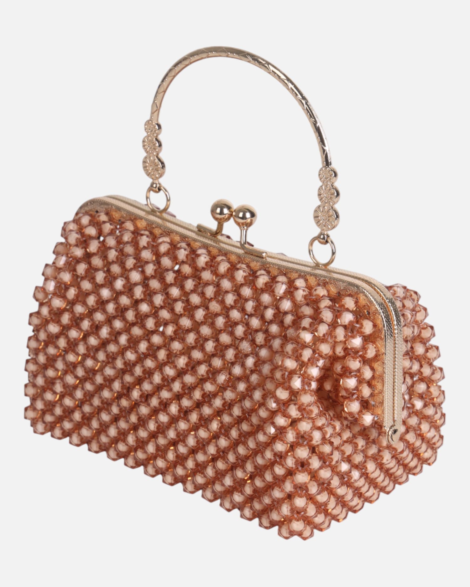Rose Gold Crystal Evening Handbag | Wedding & Party Style