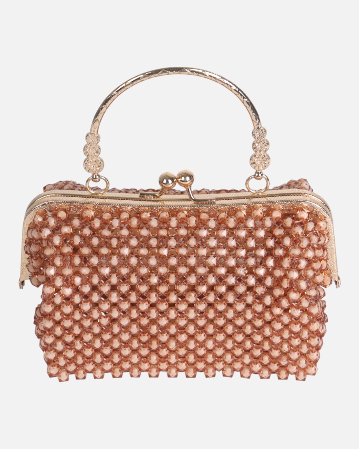 Rose Gold Crystal Evening Handbag | Wedding & Party Style