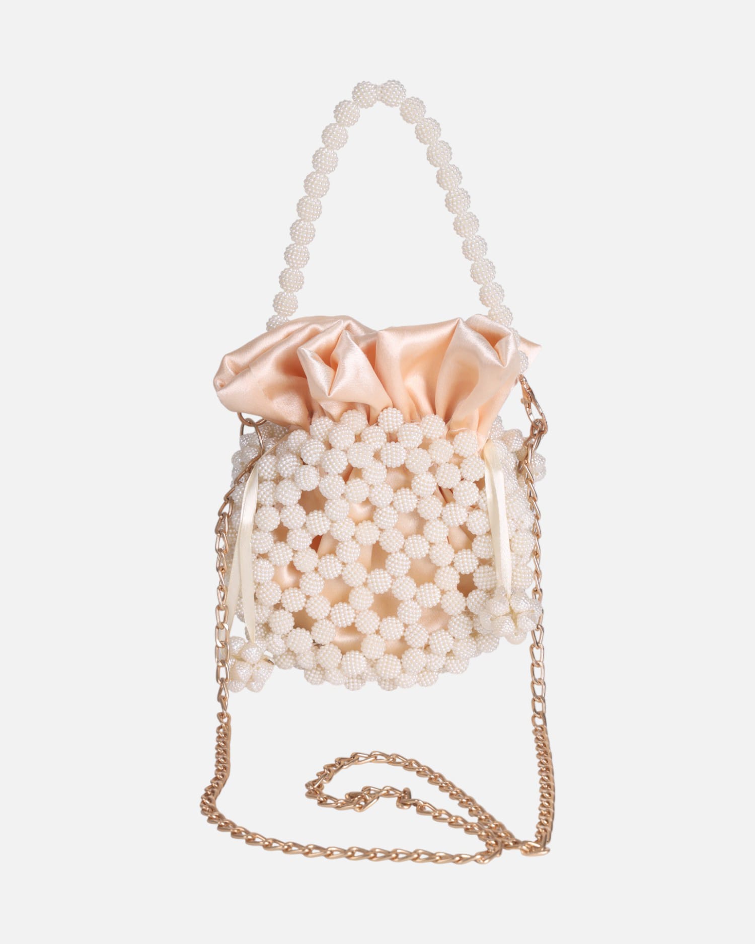 Crystal Beaded Evening Mini Bag | Ivory Bridal Handbag