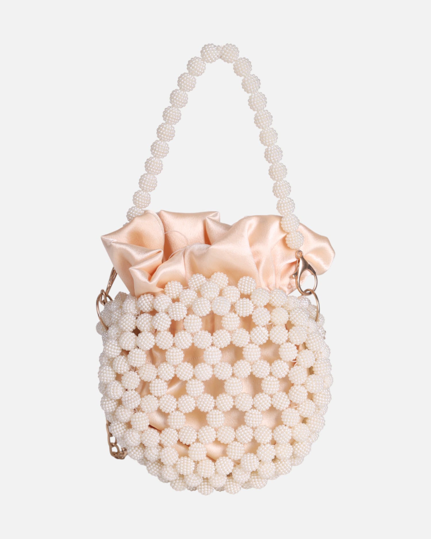 Crystal Beaded Evening Mini Bag | Ivory Bridal Handbag