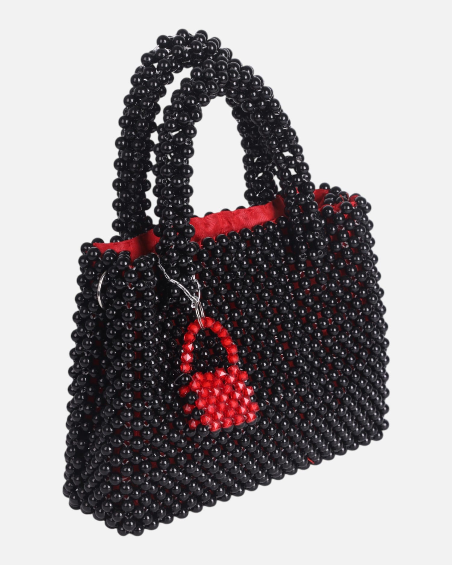 Bag Beaded - Black Unique Statement Purse