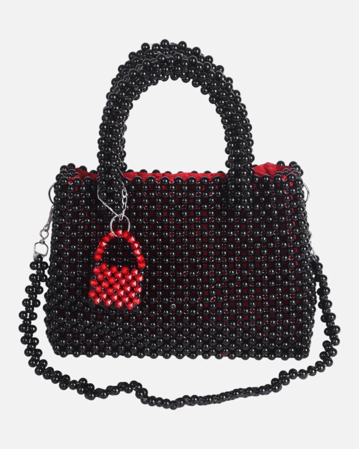 Bag Beaded - Black Unique Statement Purse
