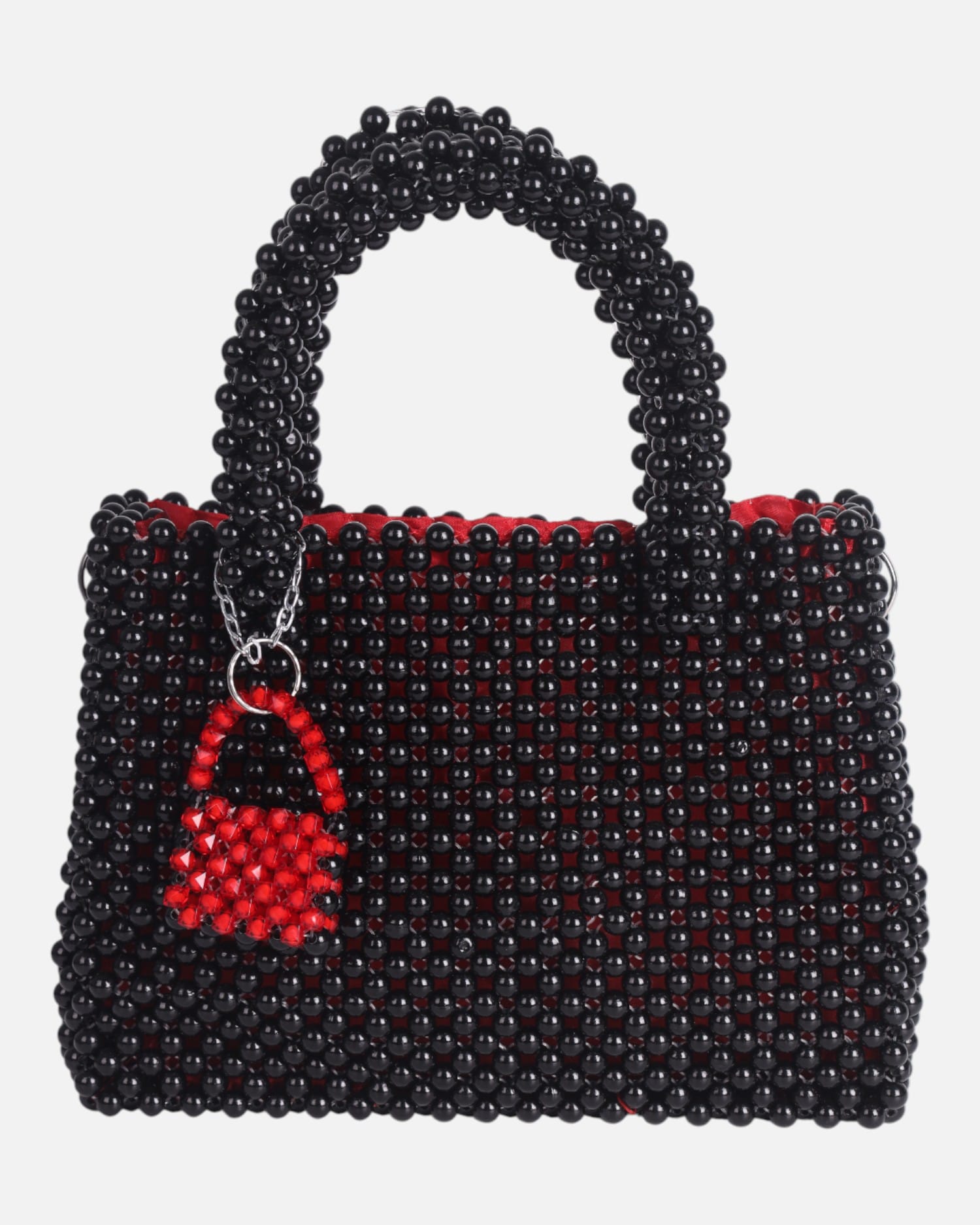 Bag Beaded - Black Unique Statement Purse