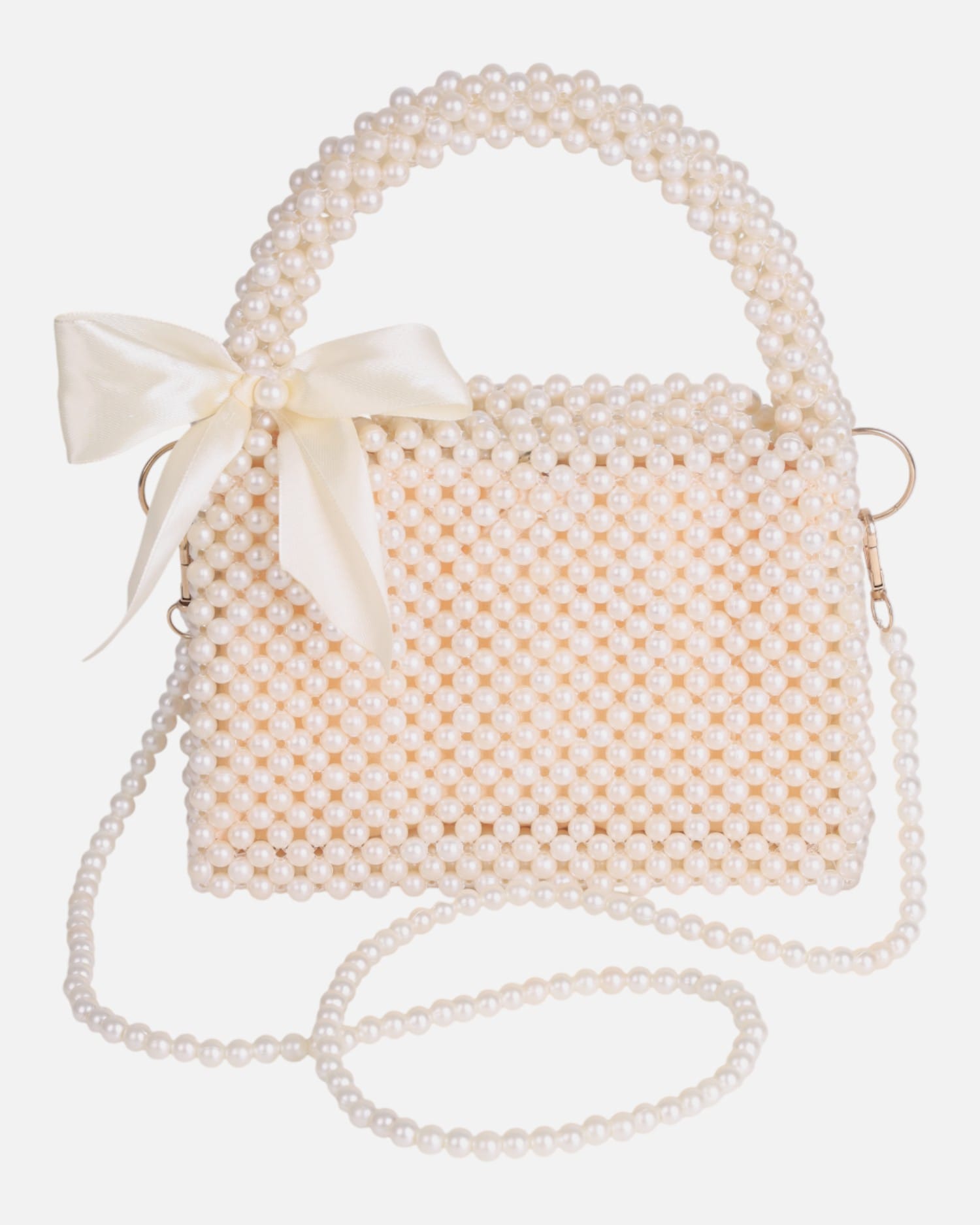 Pearl Beaded Handbag – Elegant Party Accessory