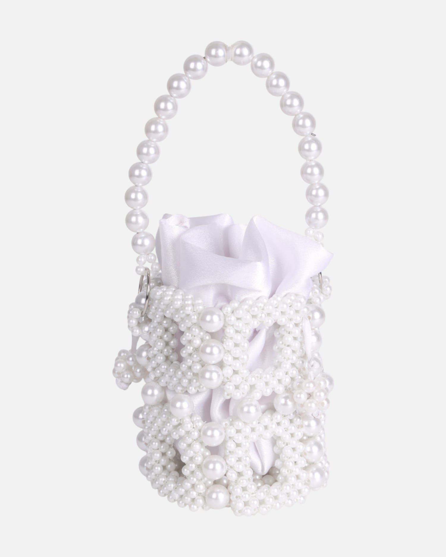 White beaded bag , crystal white bag , purse , unique bag, luxurious bag