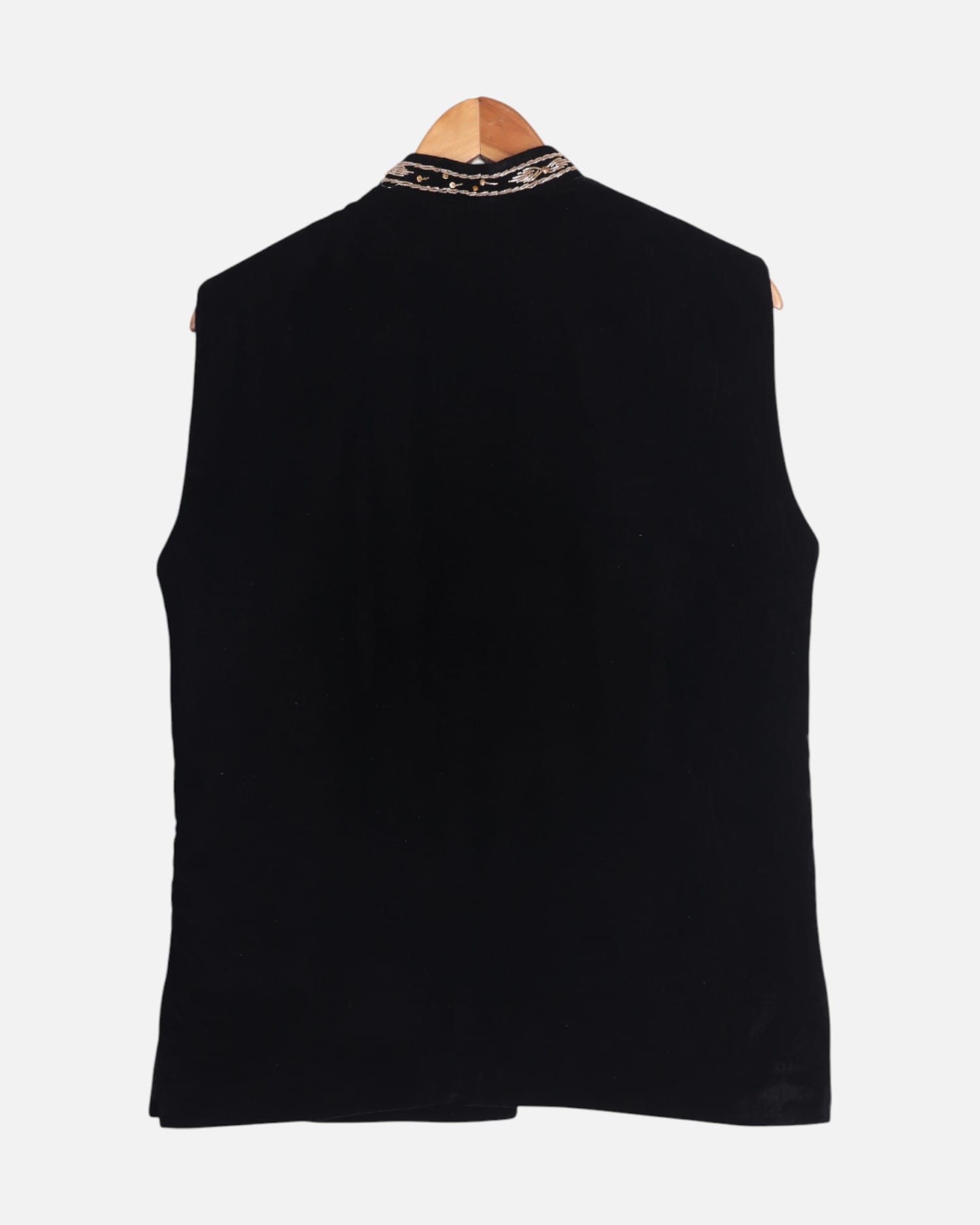 Waistcoat Velvet Embroidered Afghan Kuchi Waistcoat