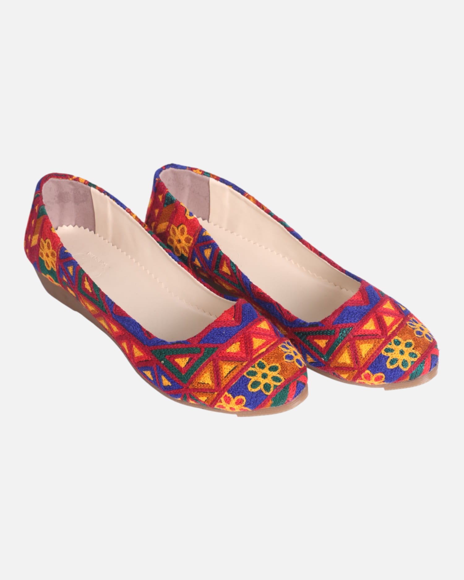 Leather Accessories Set – Multicolor Bag, Shoes & Pouch
