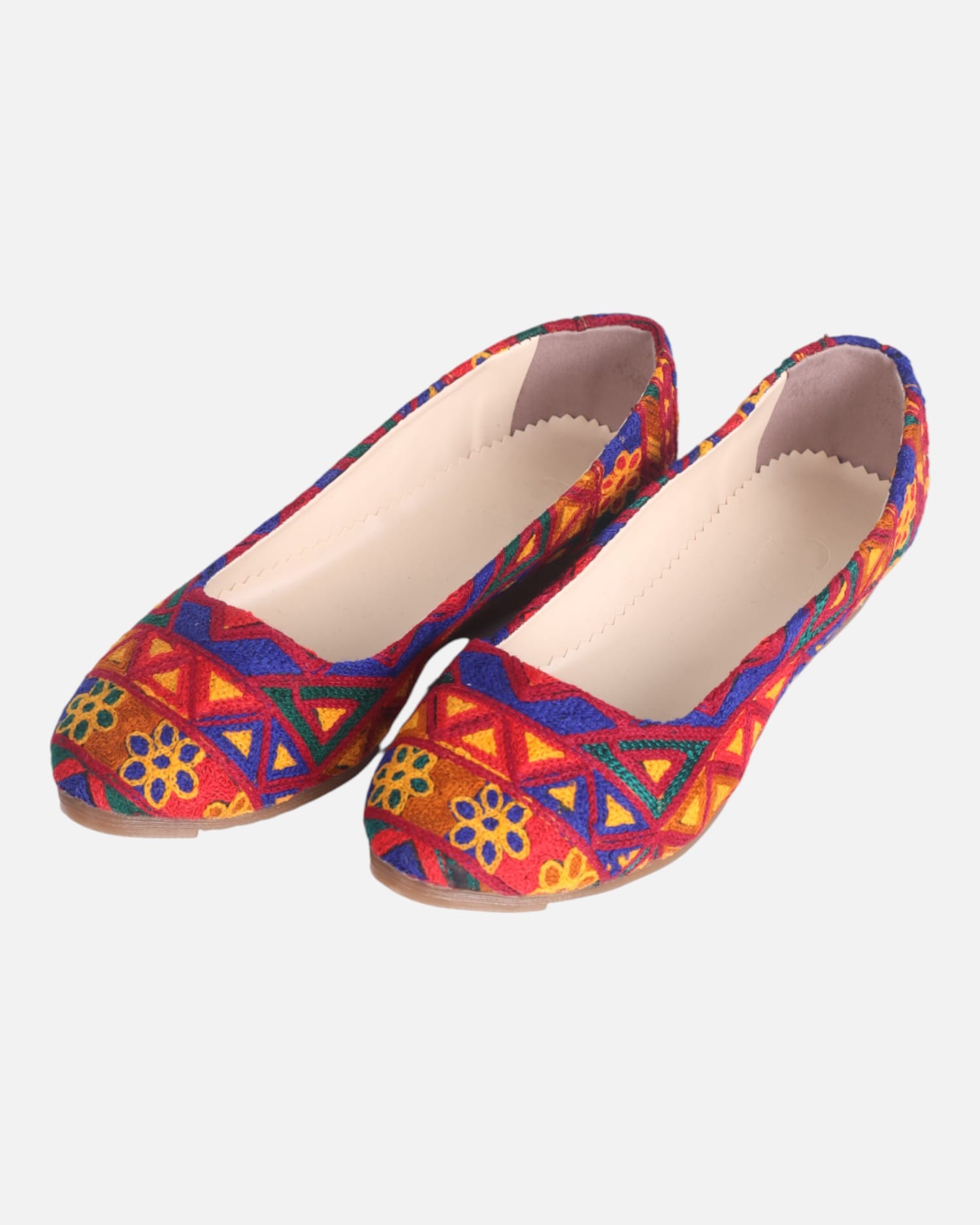 Leather Accessories Set – Multicolor Bag, Shoes & Pouch