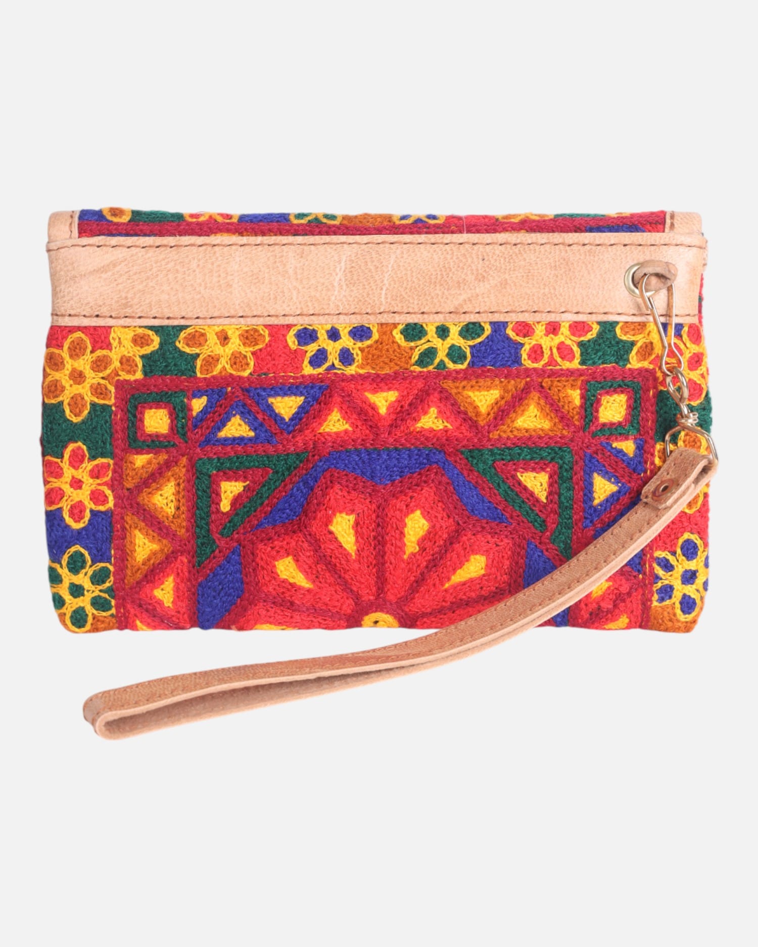 Leather Accessories Set – Multicolor Bag, Shoes & Pouch