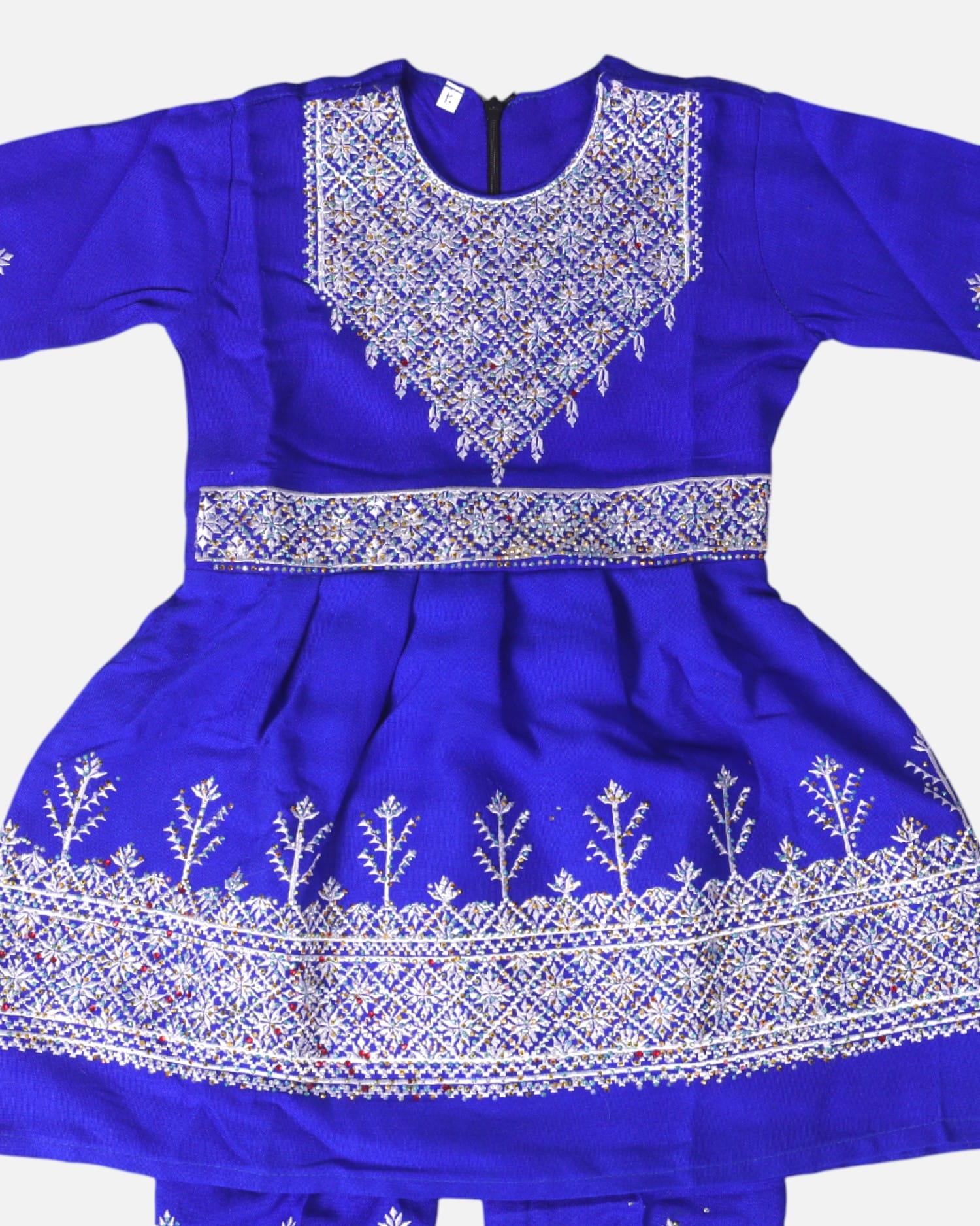 Hazargi Embroidered Kids Traditional Dress