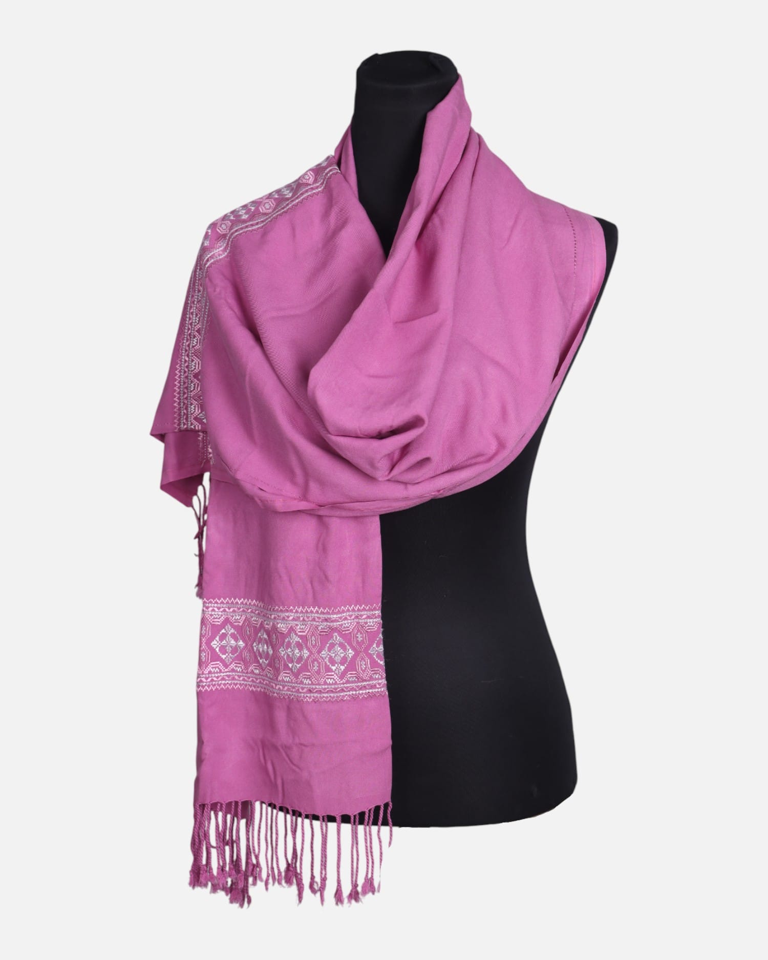 Rose Pink Girls Scarf Handmade