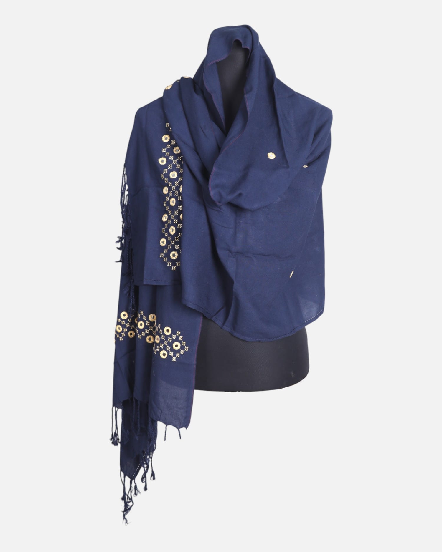 Scarf Mirror Embroidered Chador Shawl