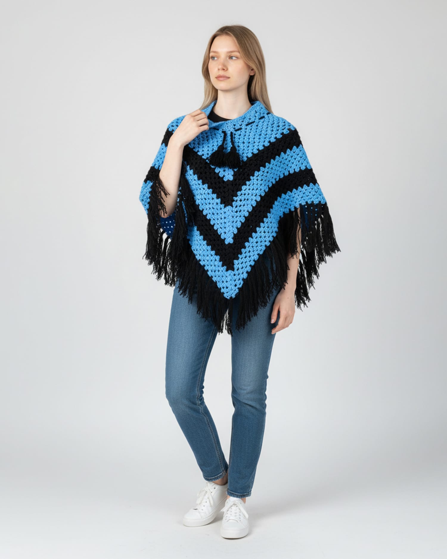 Blue & Black Handwoven Yalan