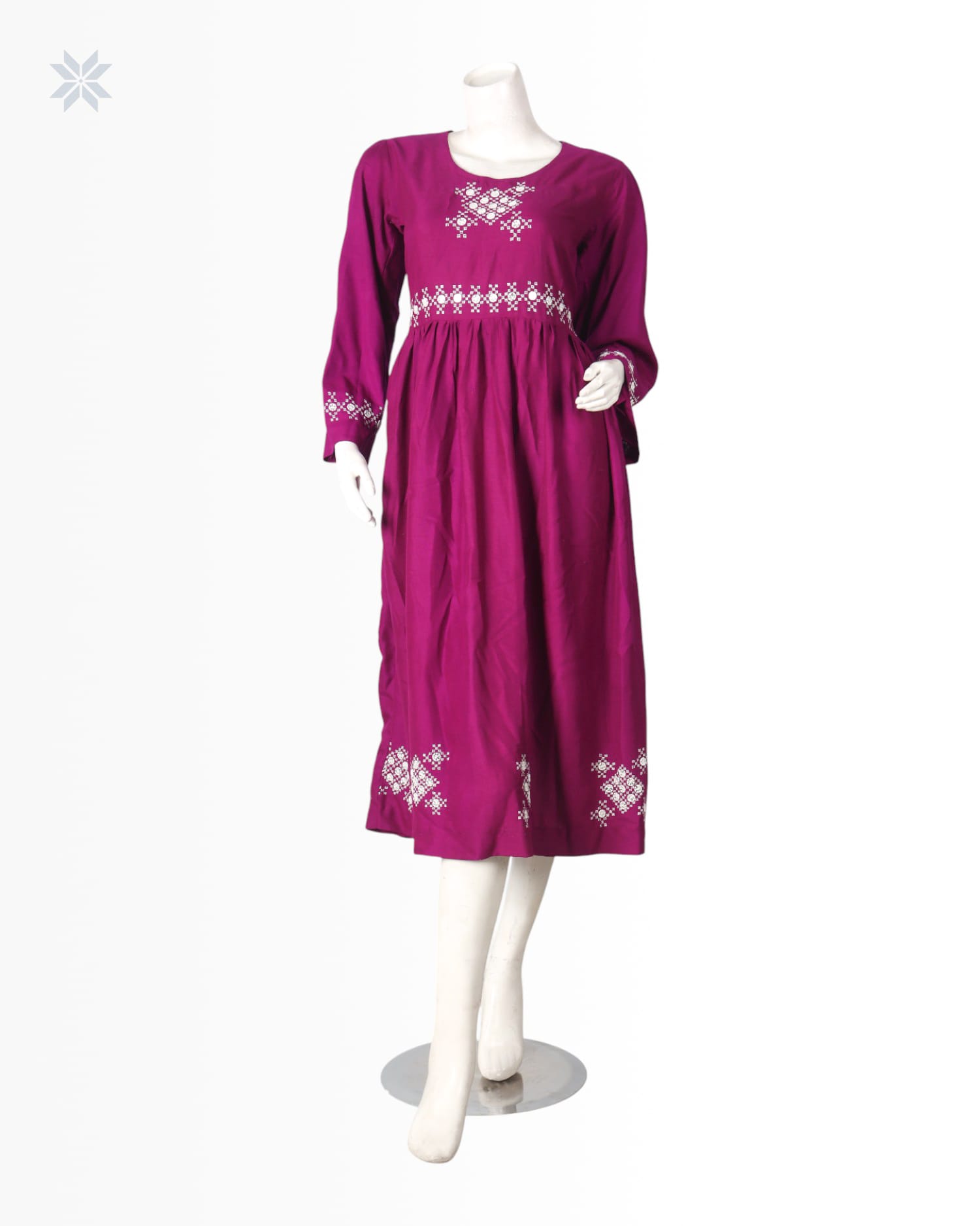 Handmade Women's Embroidered Dress