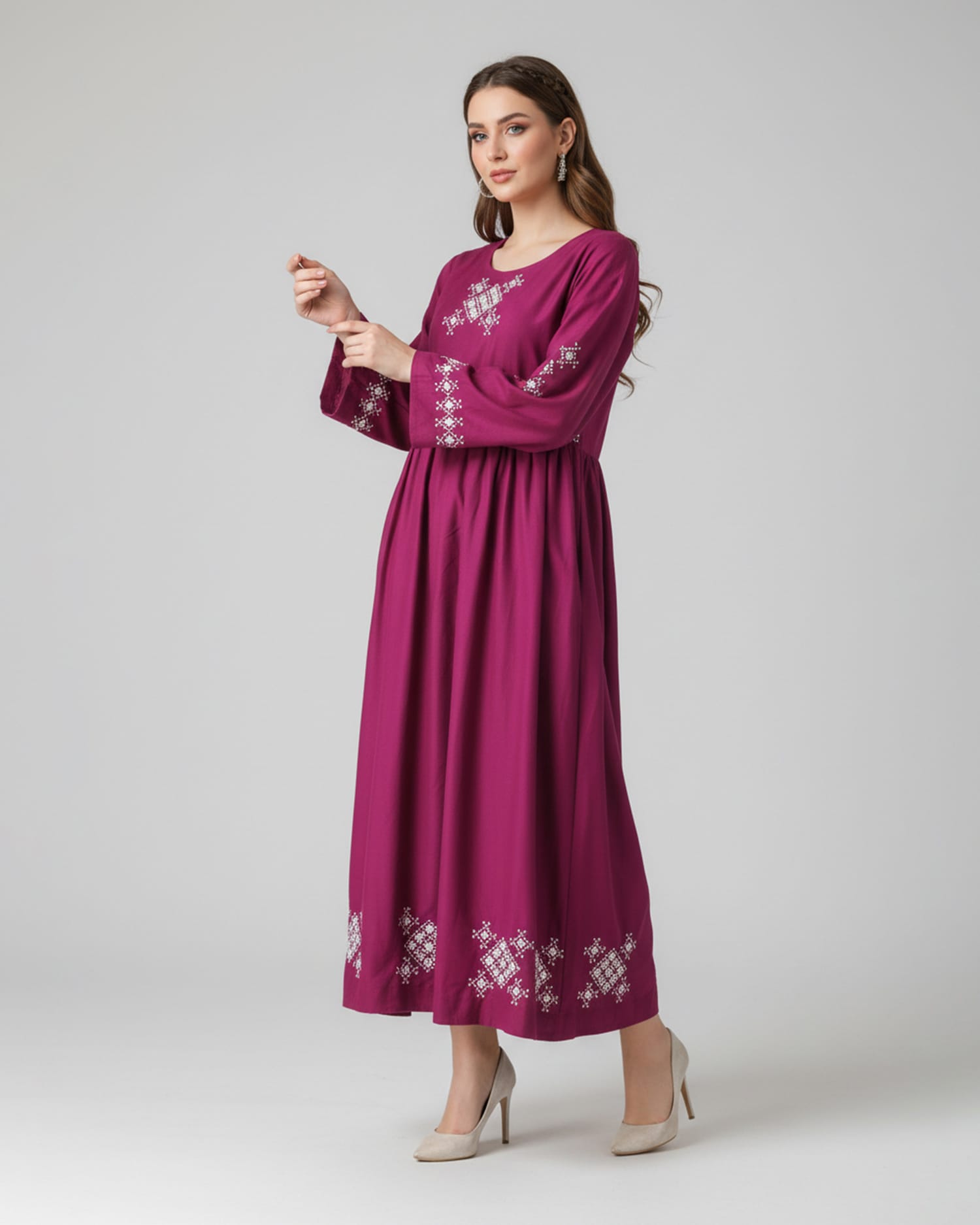 Handmade Women's Embroidered Dress