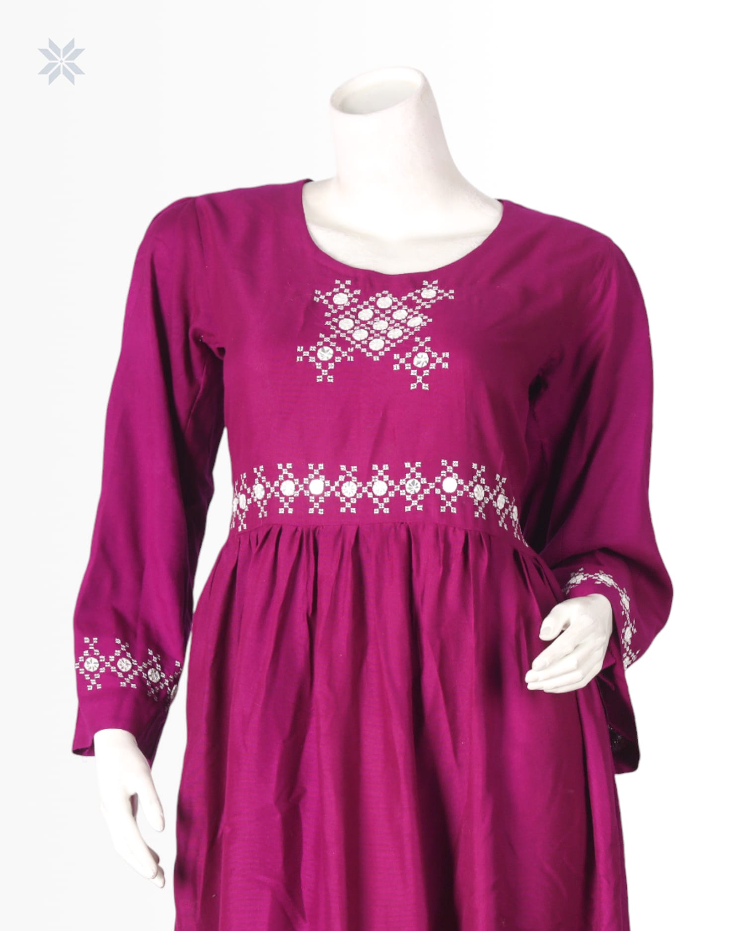 Handmade Women's Embroidered Dress