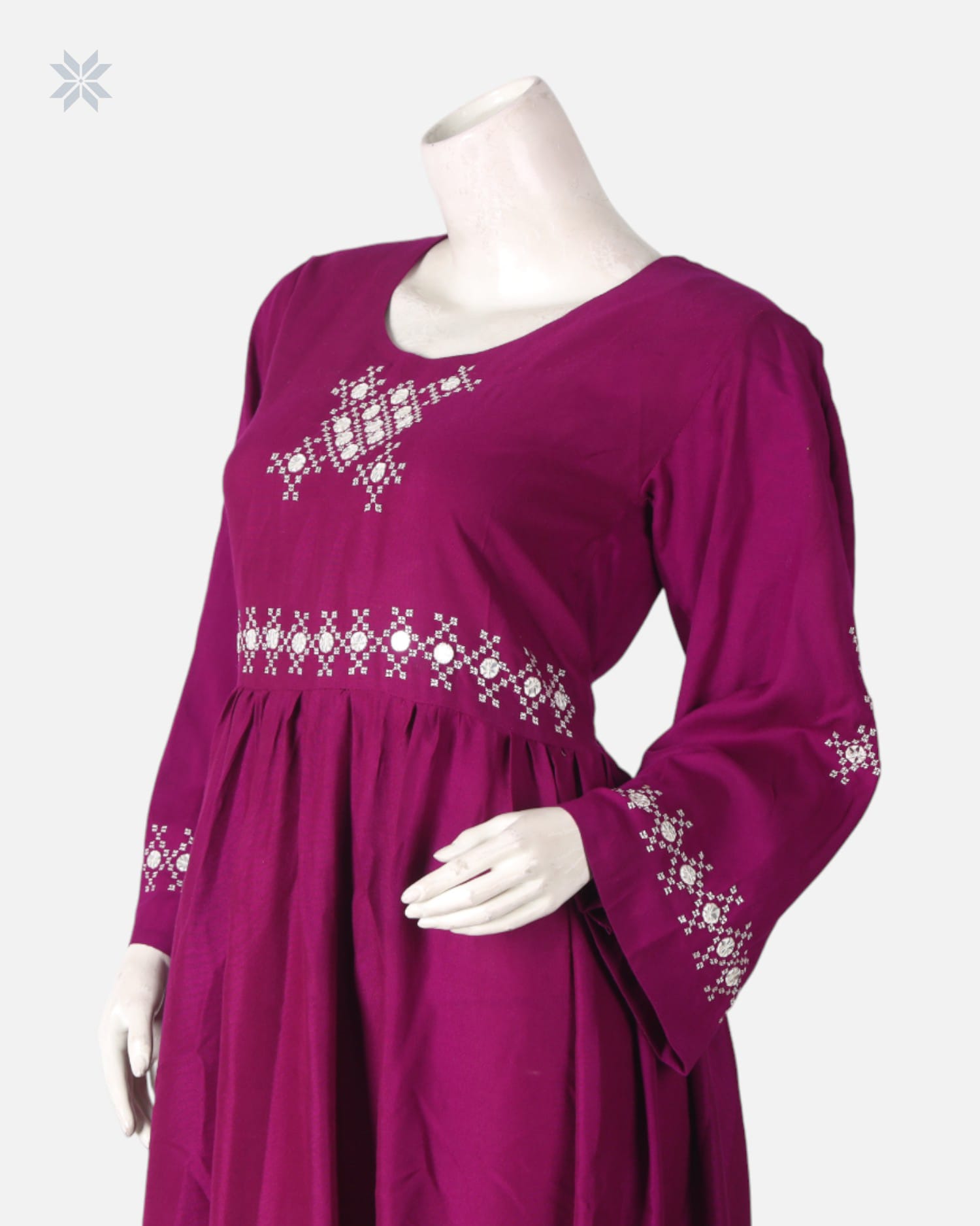 Handmade Women's Embroidered Dress