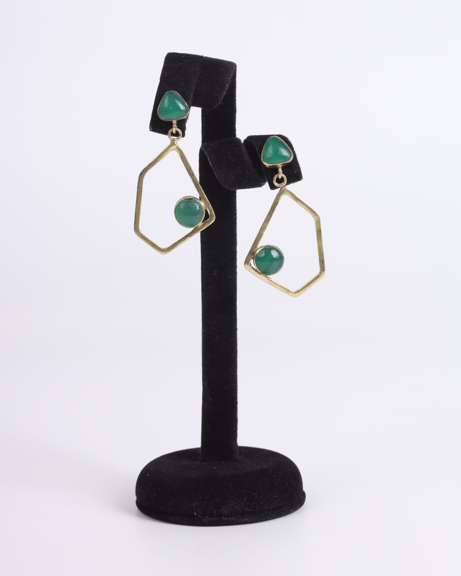 Green Agate Earrings