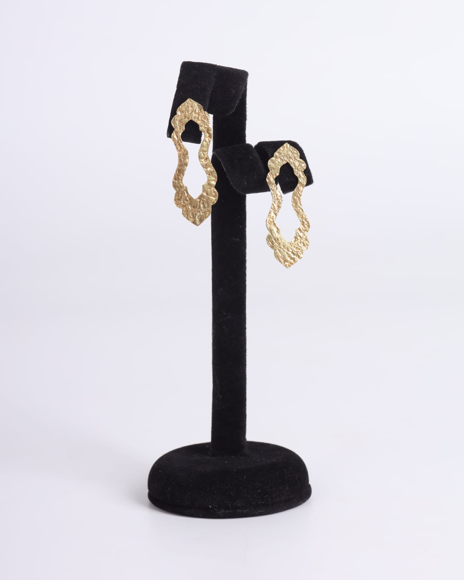 Earrings Gold Plated Brass Gumbad | Unique Handmade Design