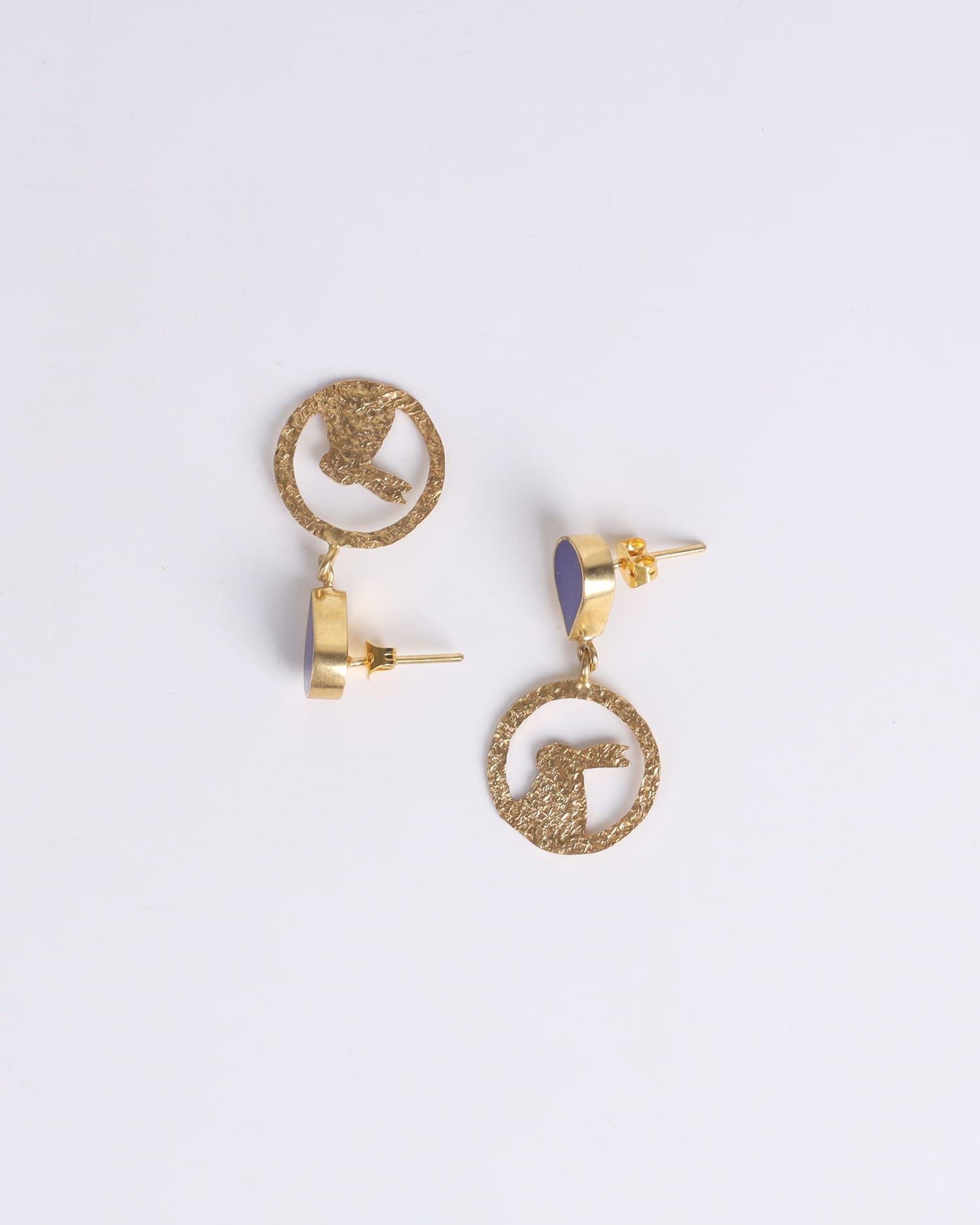 Earrings Lapis Lazuli Rabbit