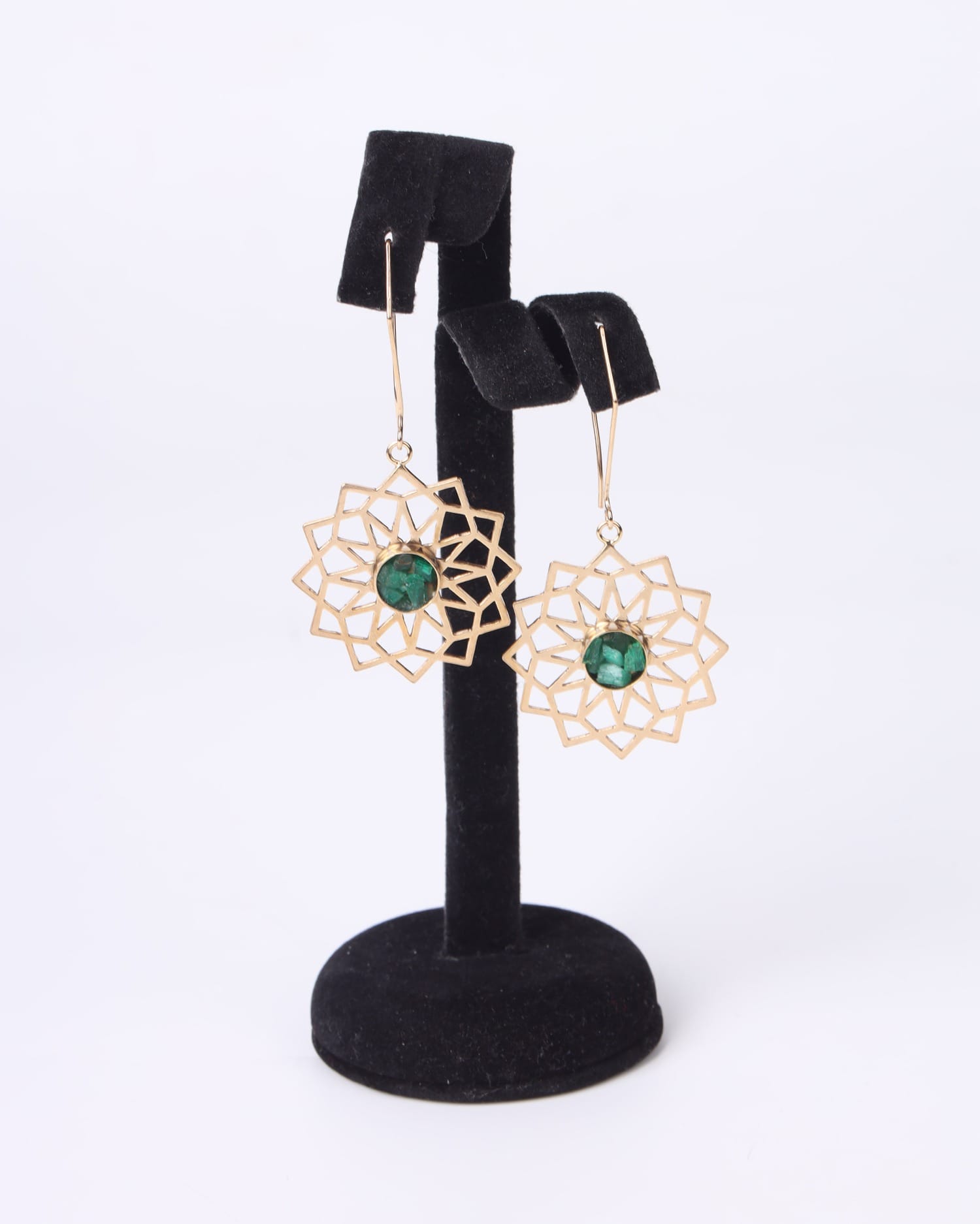 Earrings Elegant Green – Ethical Handmade Jewelry